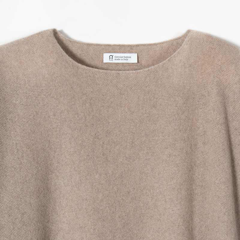 Women's Recycled Cashmere Dorotea Sweater - Beige Sabbia - Image 4