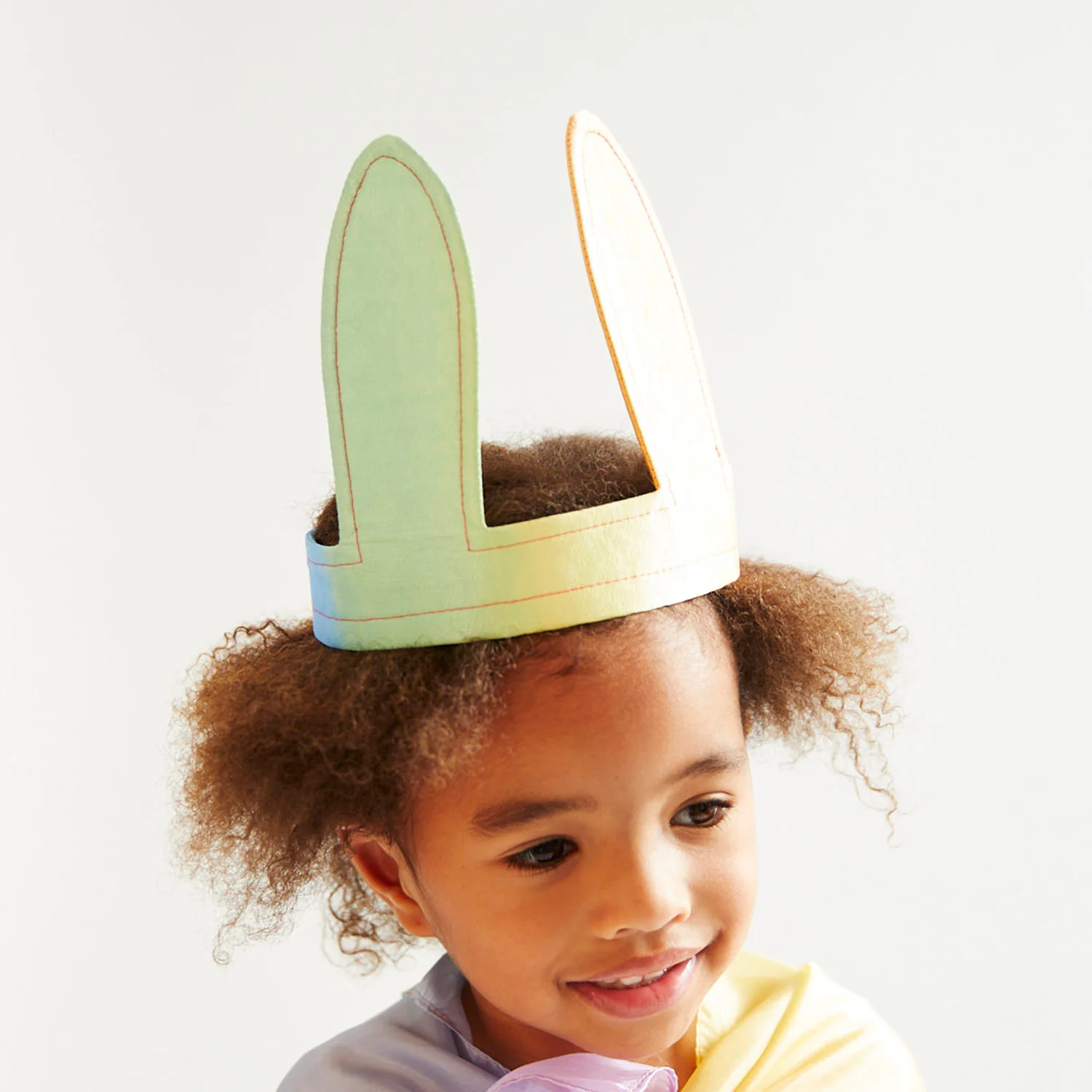 Silk Bunny Ears - Rainbow - Image 4