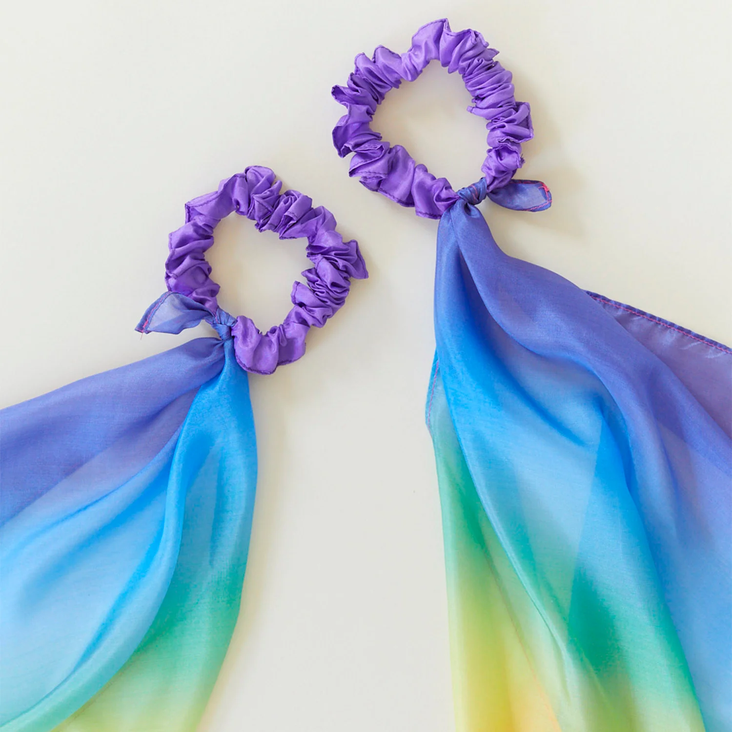 Silk Wrist Streamers - Rainbow - Image 3