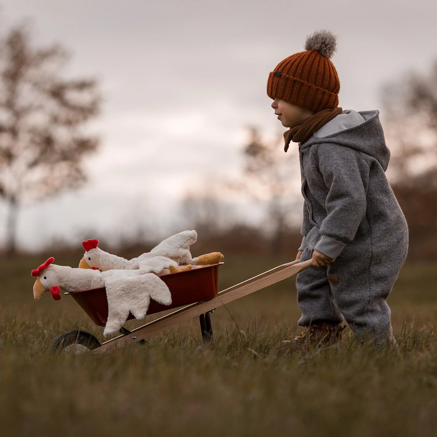 Cotton Large Chicken - White - Image 2