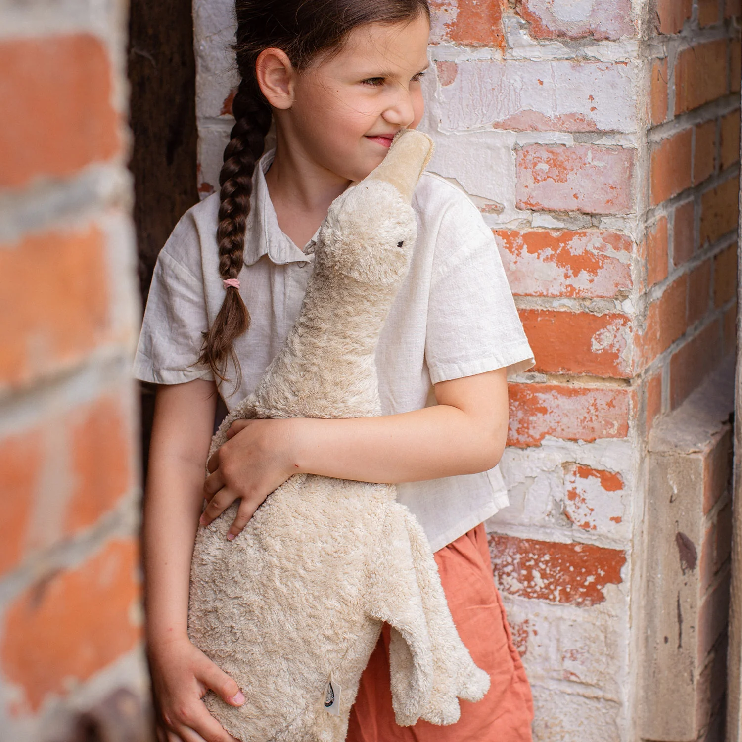 Cotton Large Goose - Linen - Image 3