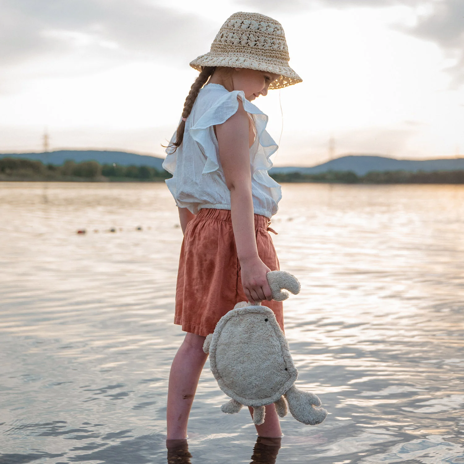 Cotton Small Crab - Linen