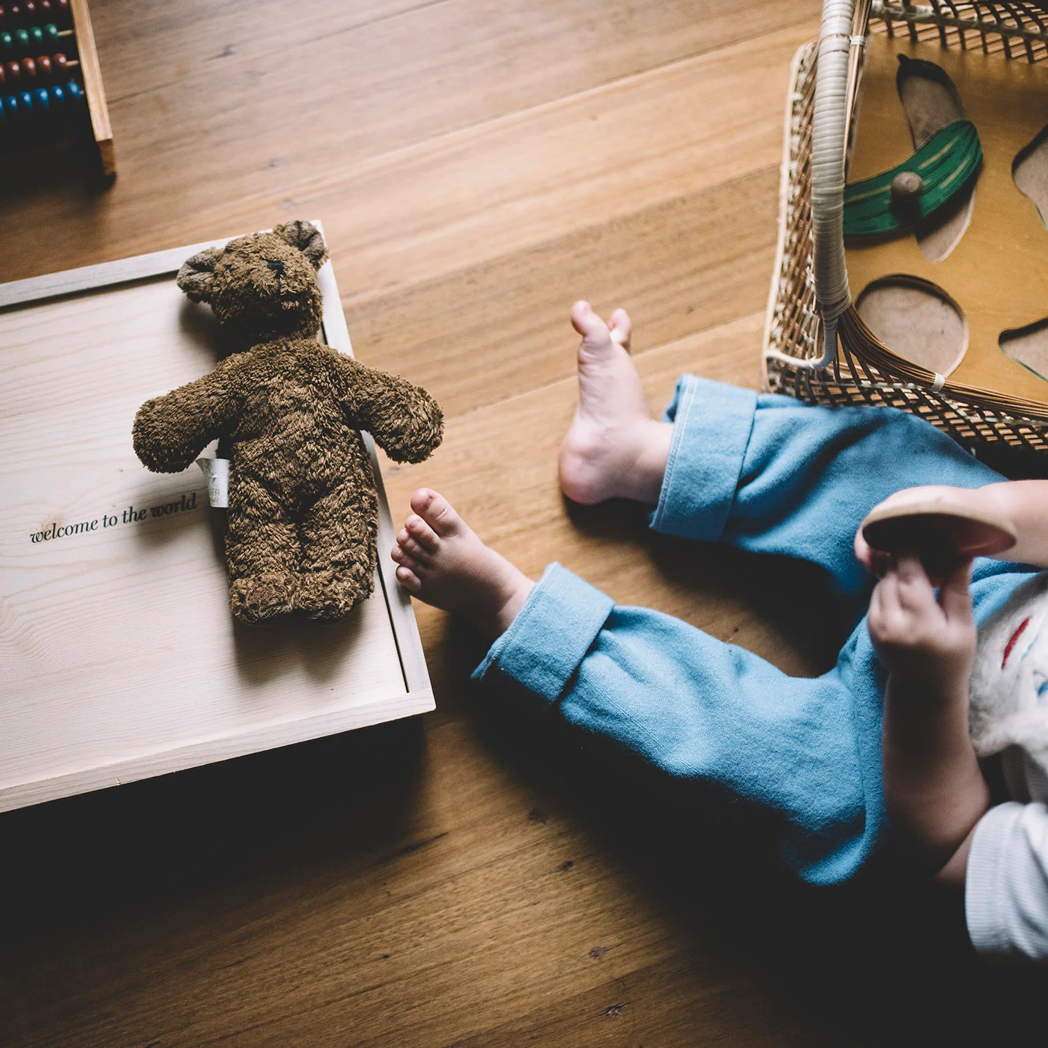 Cotton Baby Bear - Brown - Image 3