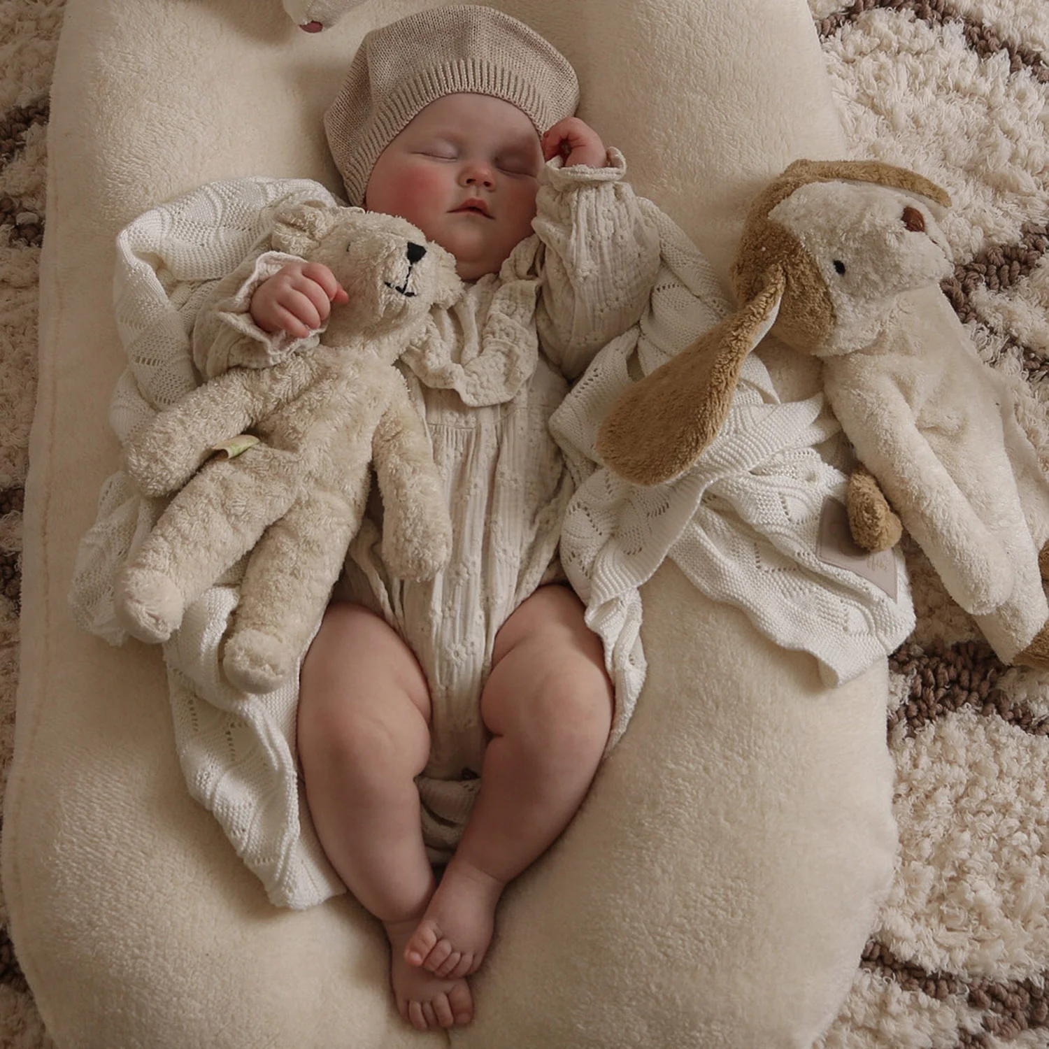 Cotton Small Dog - White/Beige - Image 5