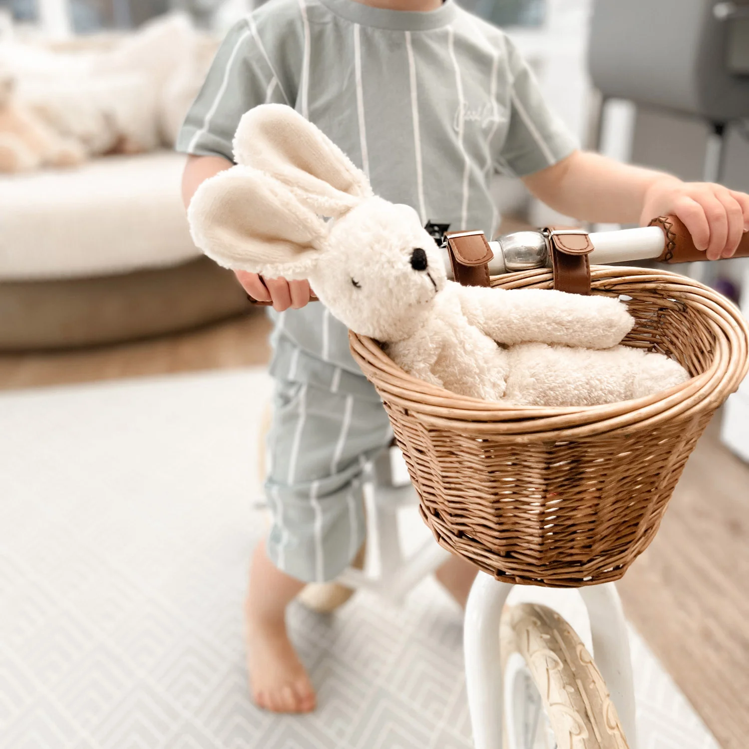 Cotton Small Rabbit - White - Image 3