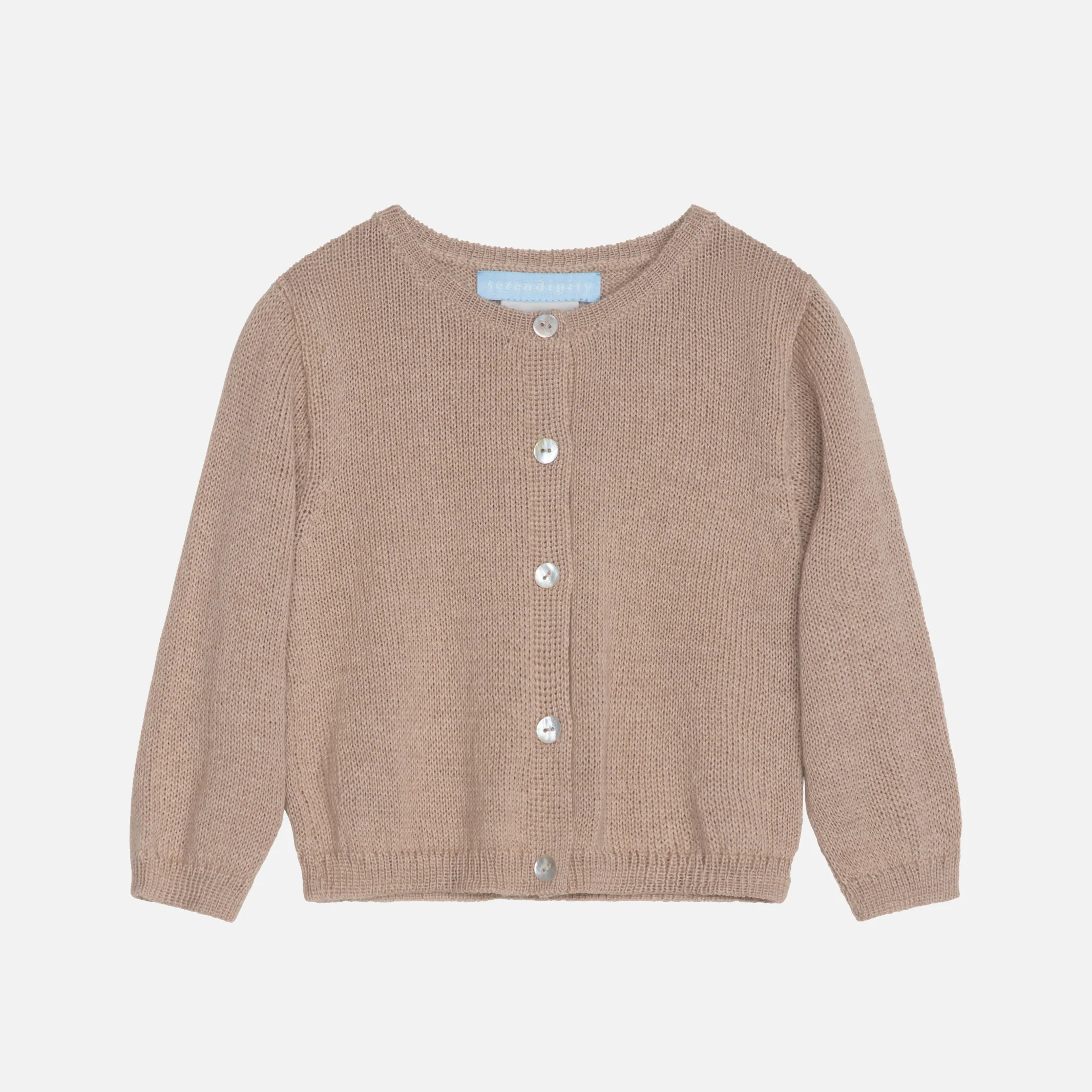 Baby Alpaca Cardigan - Nutmeg - Image 2