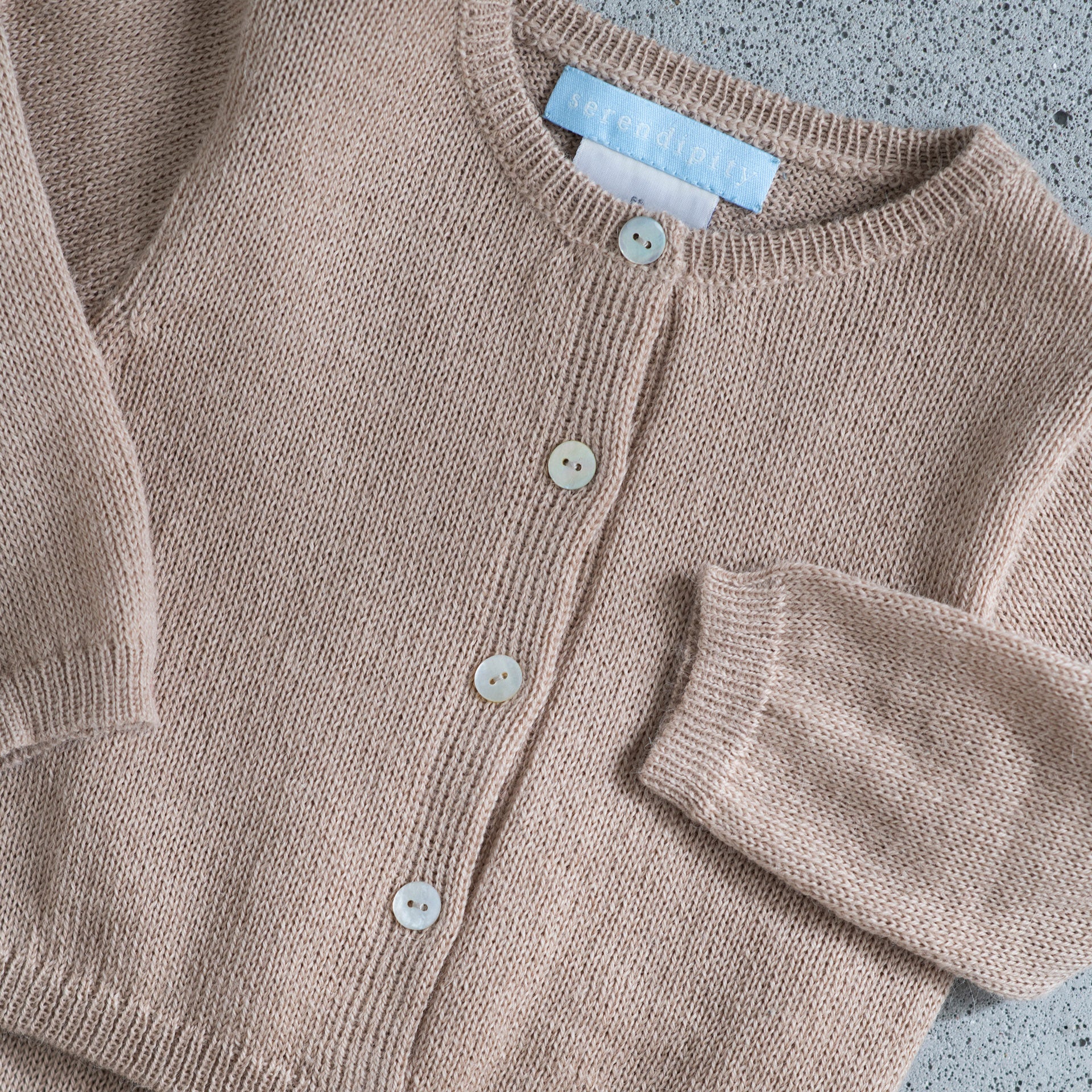 Baby Alpaca Cardigan - Nutmeg - Image 3