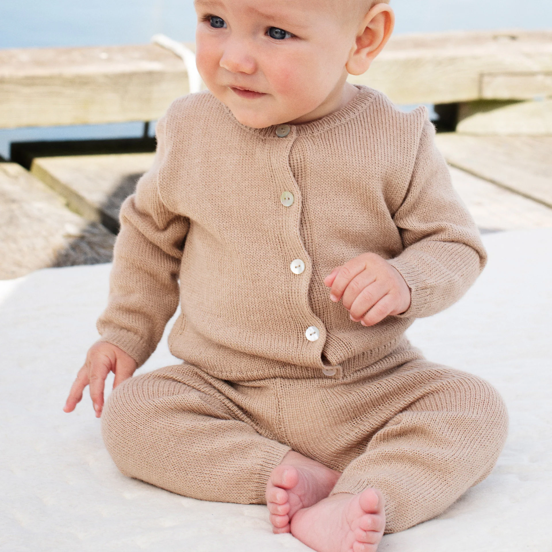 Baby Alpaca Pants - Nutmeg - Image 2