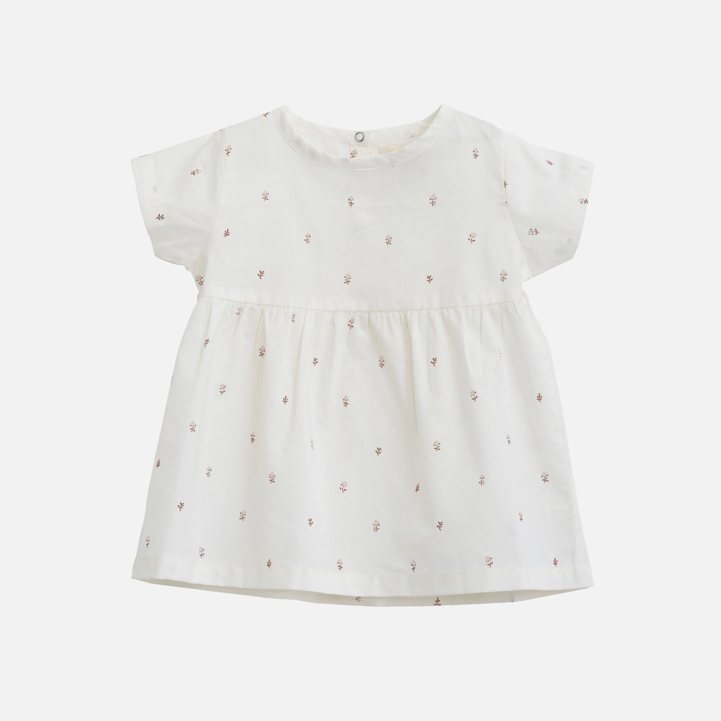 Baby Cotton Flair Dress - Aster