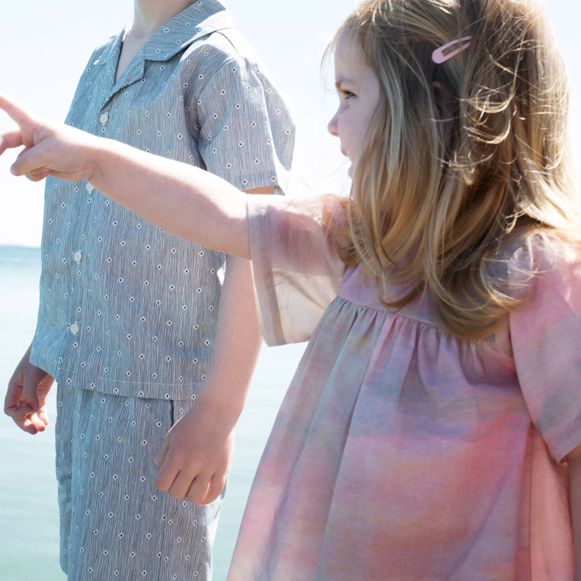 Baby Cotton Flair Dress - Dawn - Image 2