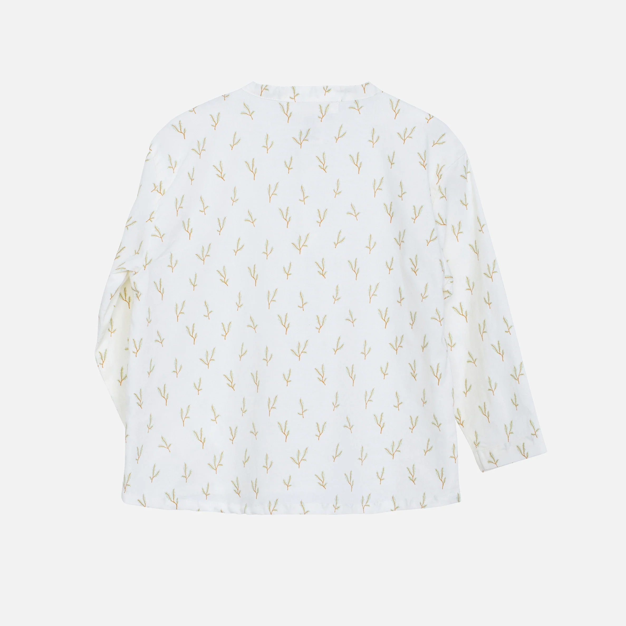 Kids Cotton Peasant Shirt - Sprout - Image 4