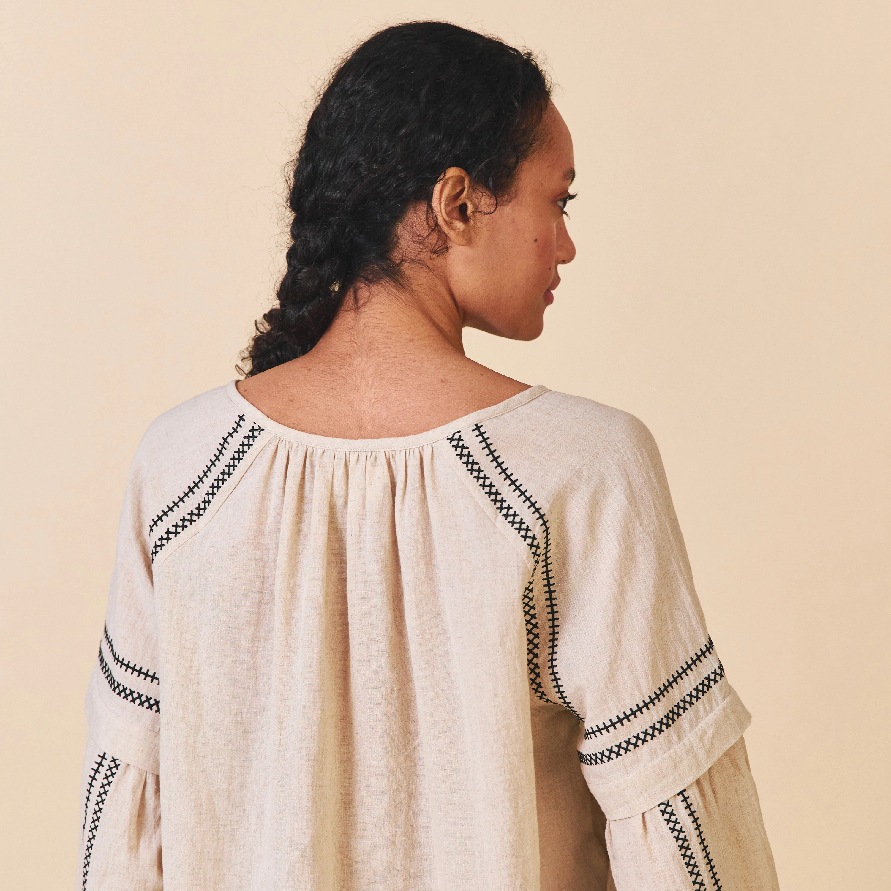 Women's Cotton Elodie Shirt - Ecru