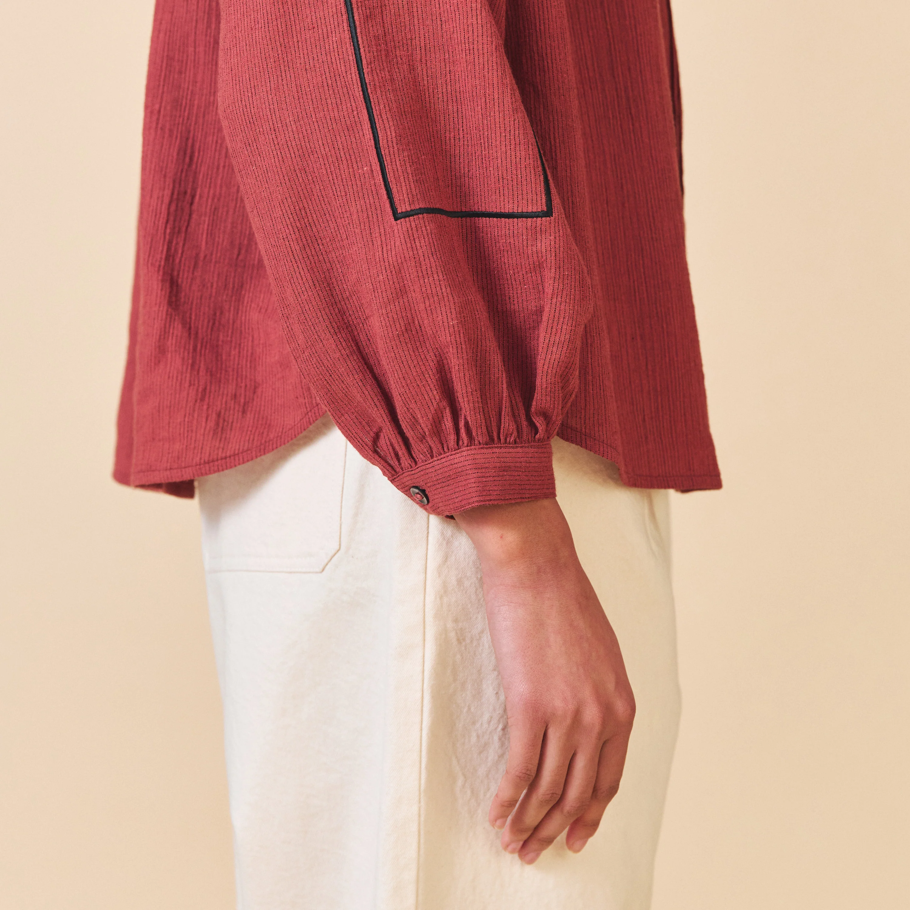 Women's Cotton Willow Shirt - Blush - Image 2