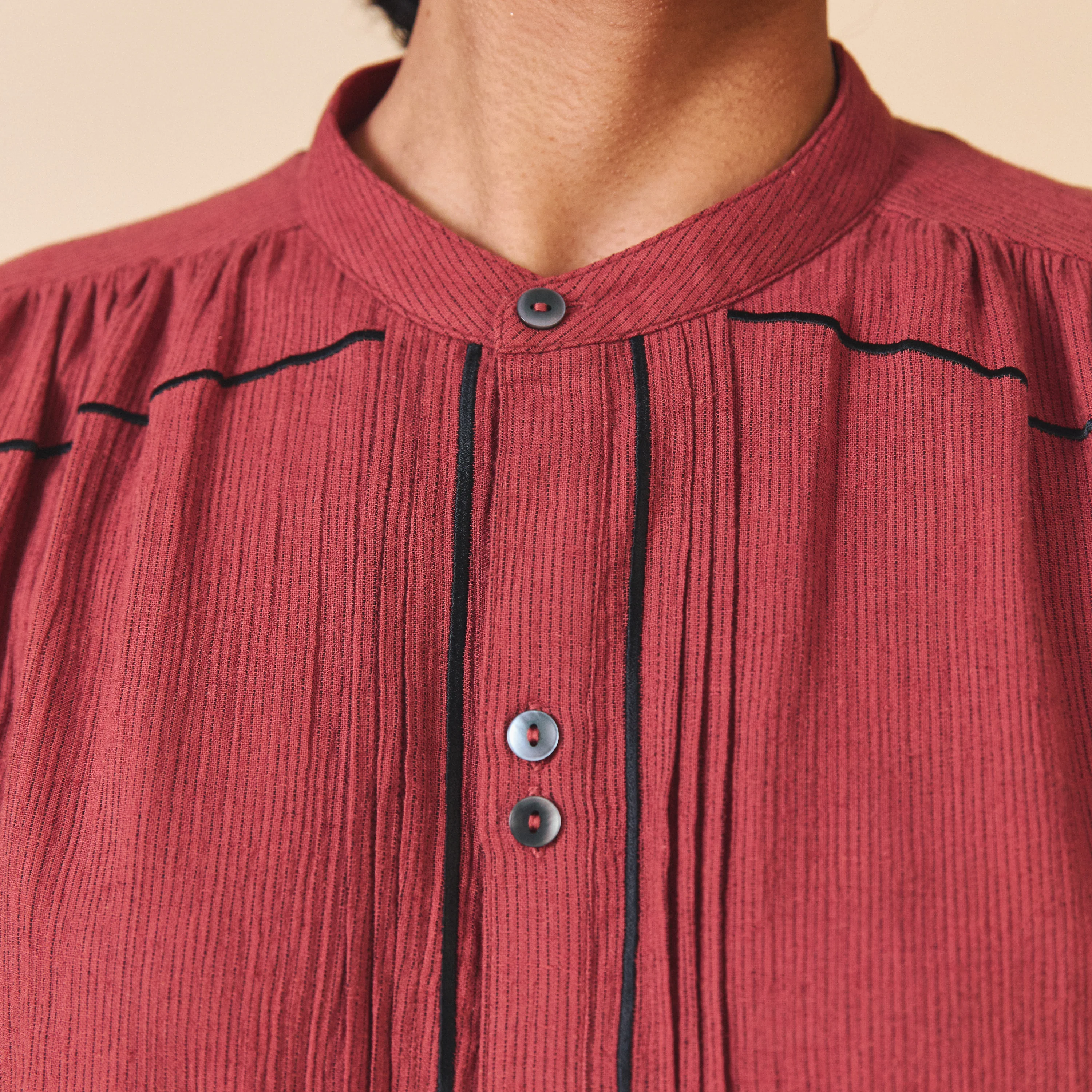 Women's Cotton Willow Shirt - Blush - Image 5