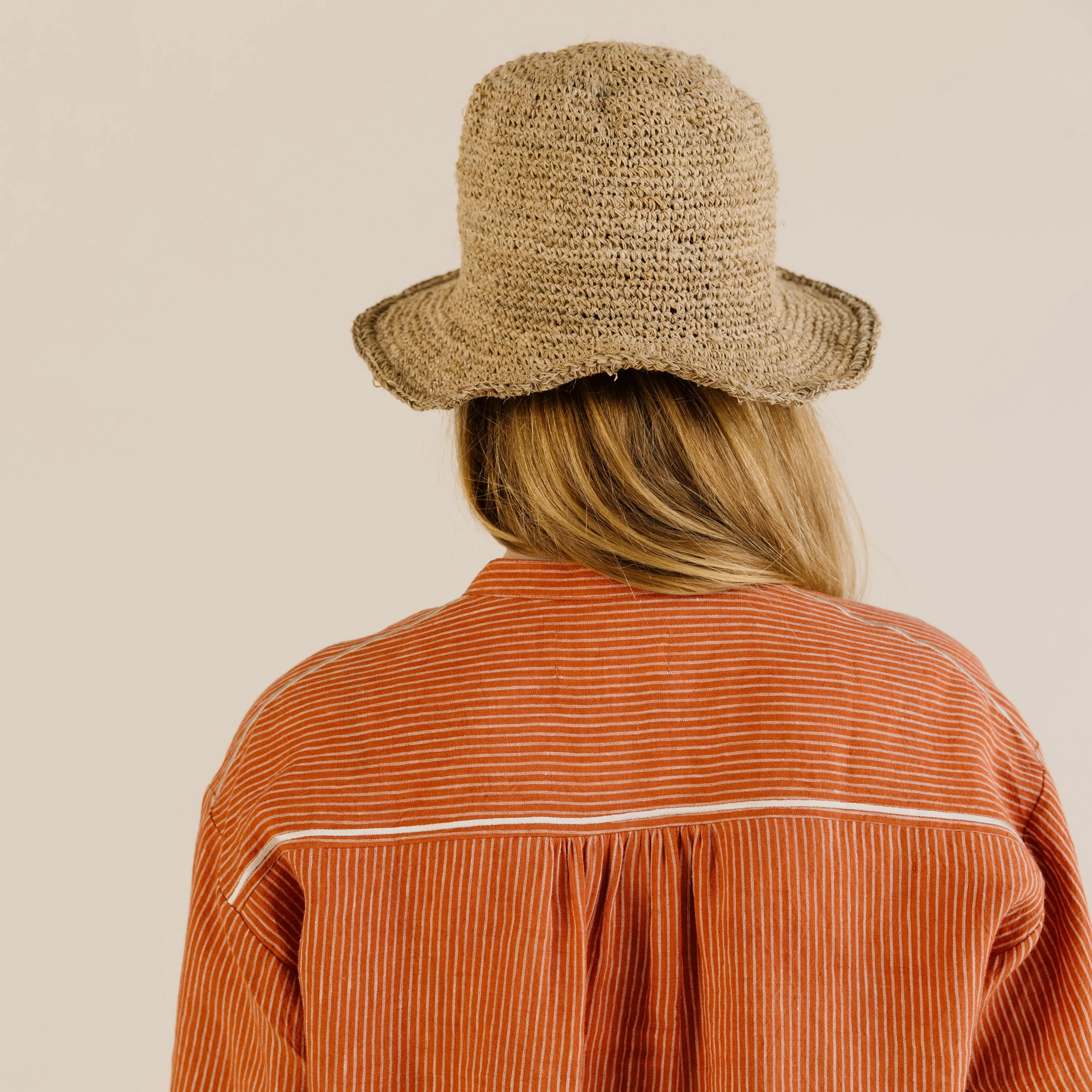 Women's Linen Willow Shirt - Brick - Image 10