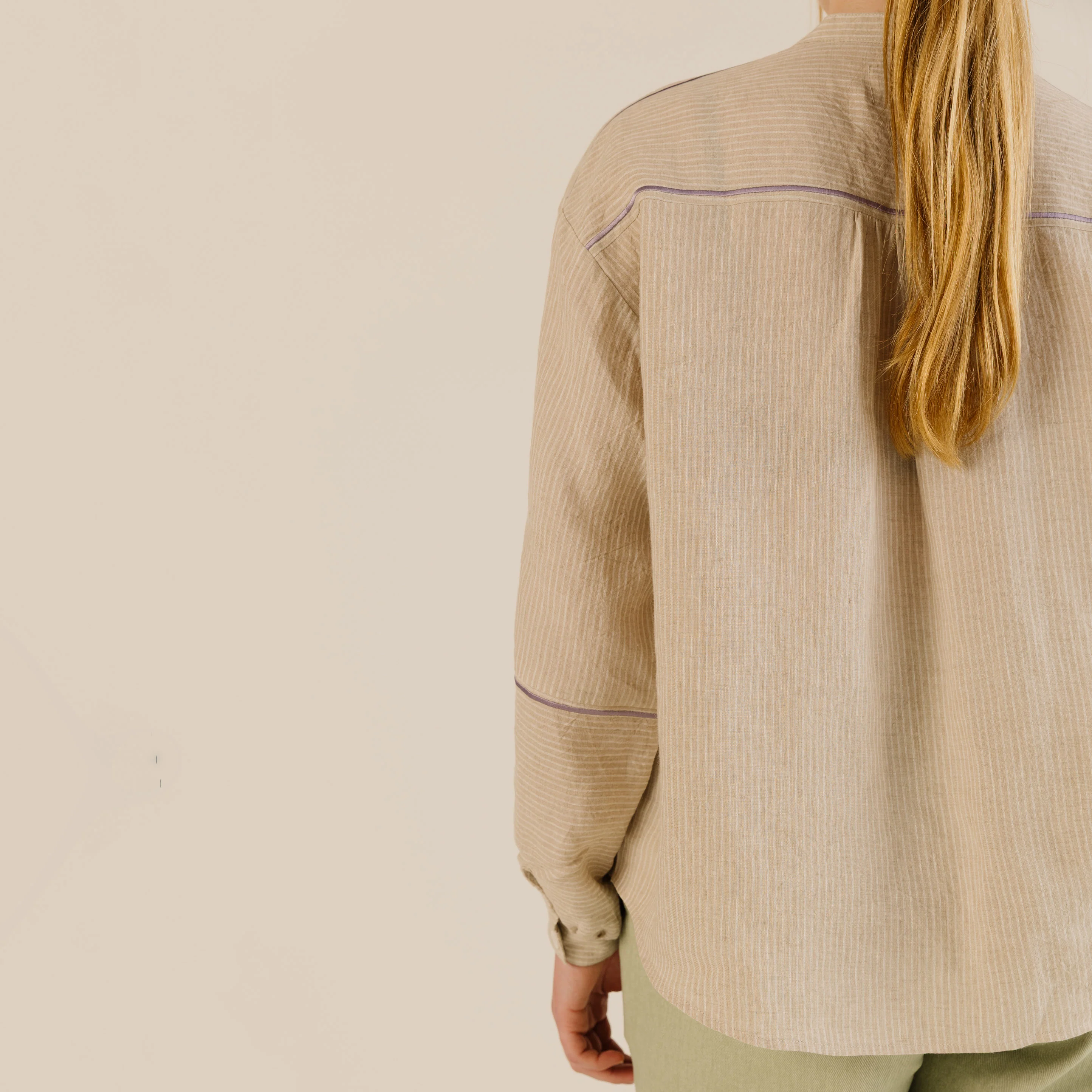 Women's Linen Willow Shirt - Oat - Image 3
