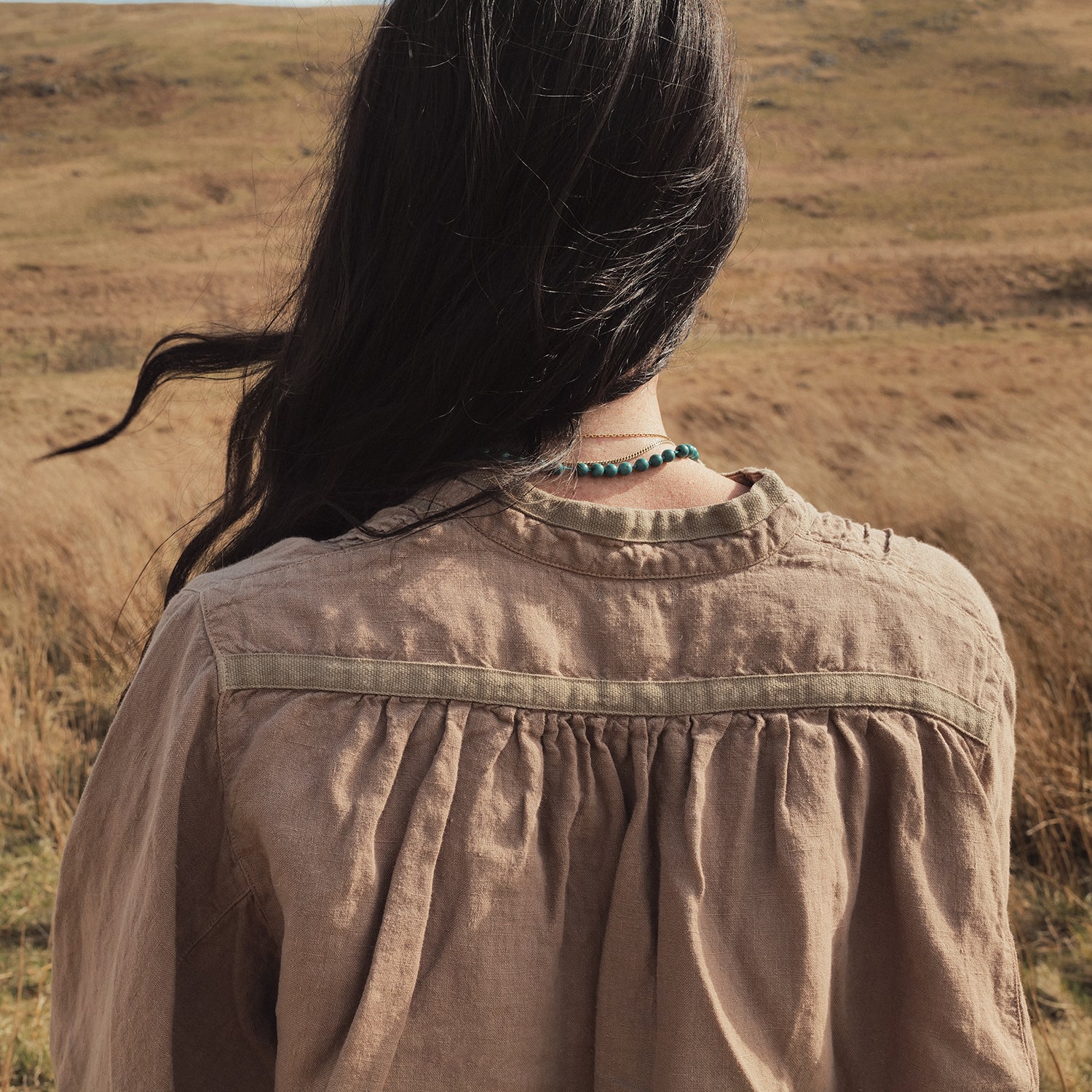 Acacia Women's Blouse - Linen - Sand - Image 7