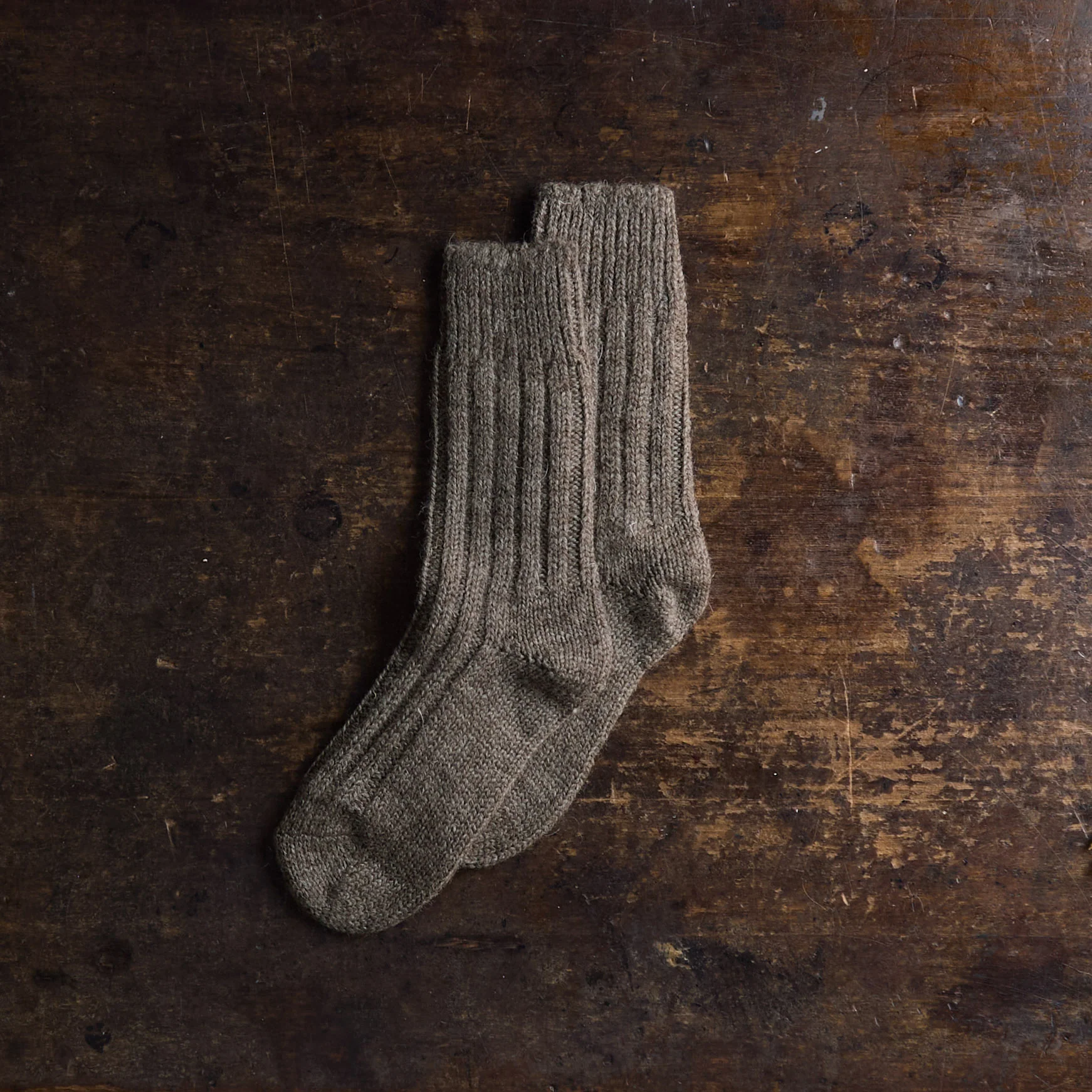 Jacob Adults Socks - Wool - Granite