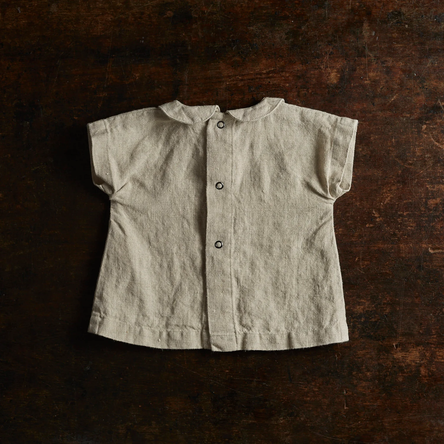Alder Baby Tunic Top - Linen - Natural - Image 6