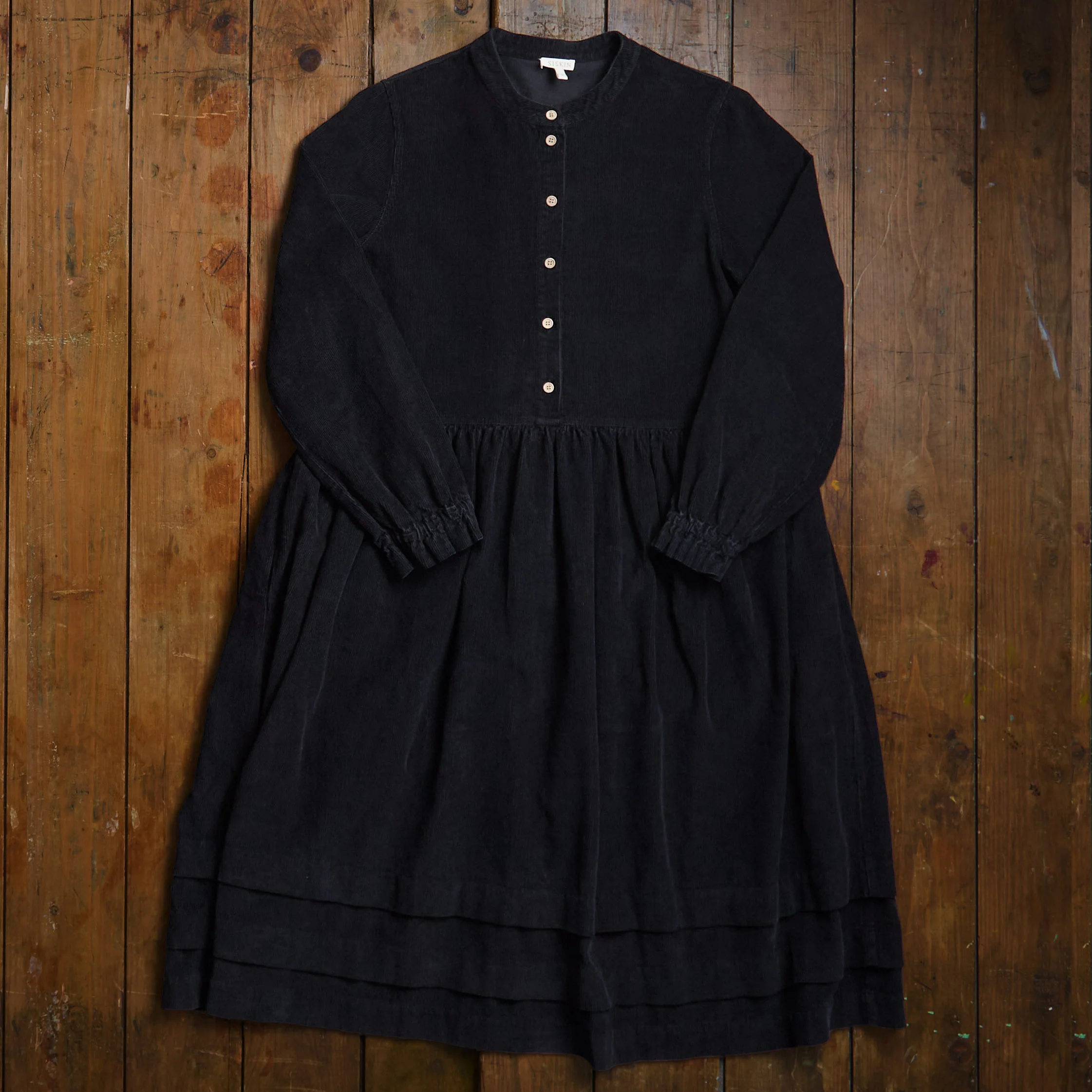 Ash Women's Dress - Cotton Corduroy -  Black - Image 2