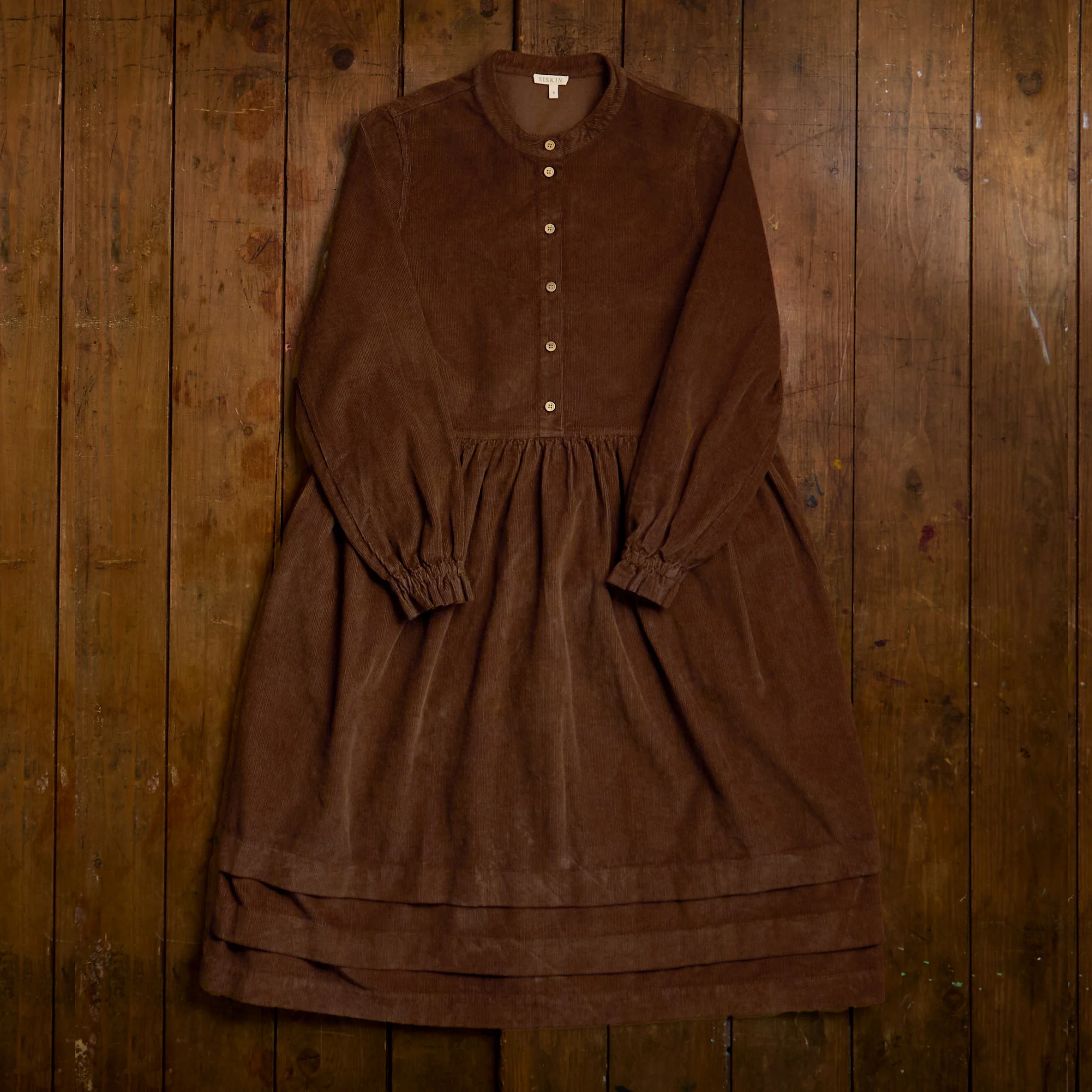 Ash Women's Dress - Cotton Corduroy - Squirrel - Image 2