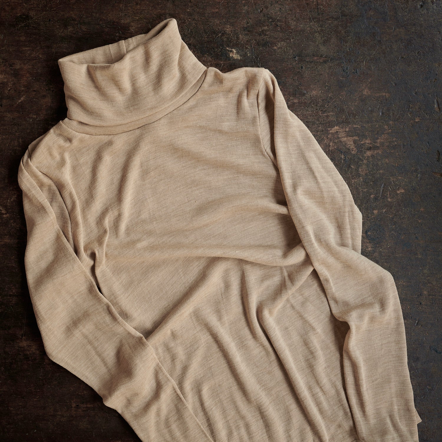 Auk Women's Top - Merino Wool & Silk - Sandstorm - Image 4