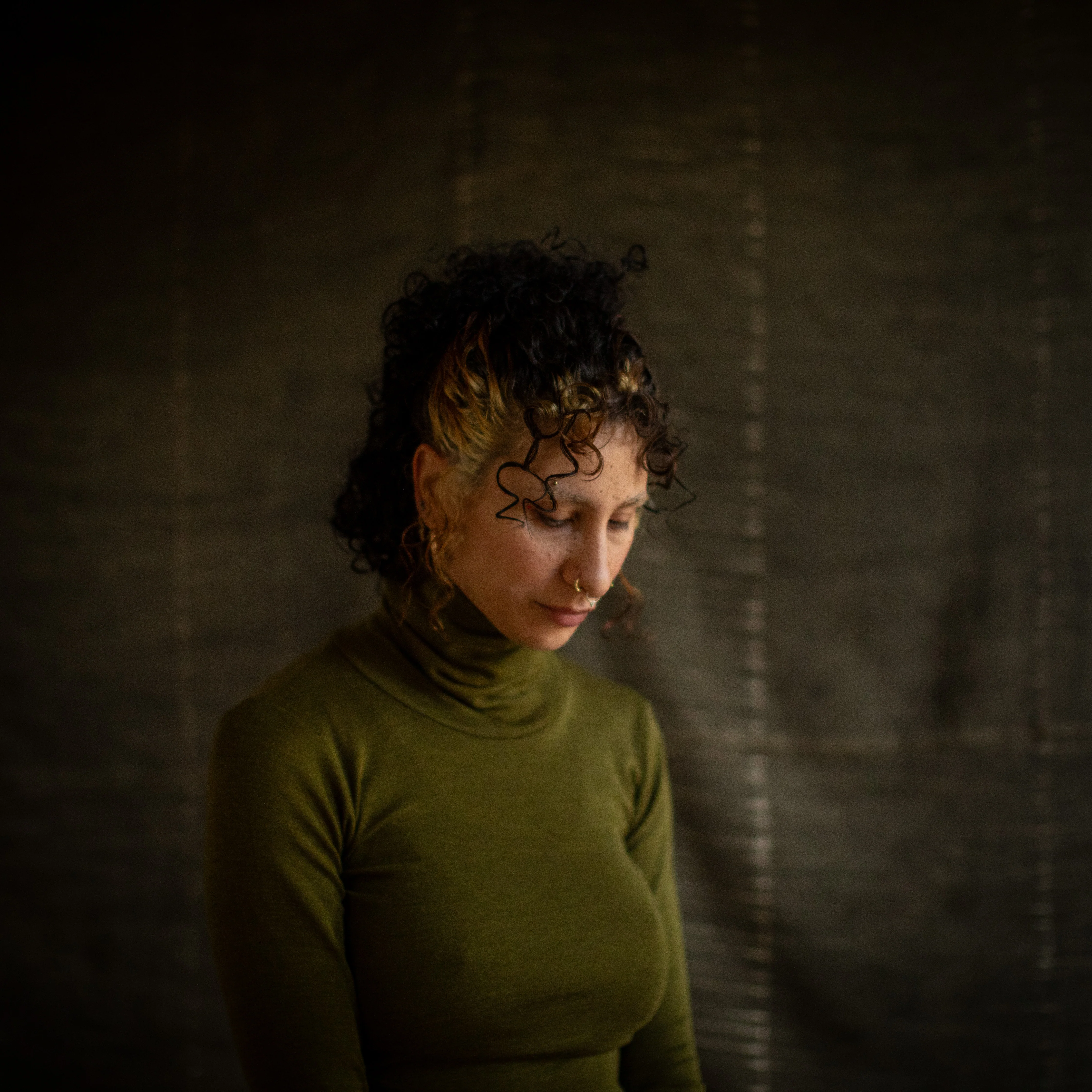 Auk Women's Top - Merino Wool & Silk - Seaweed - Image 5
