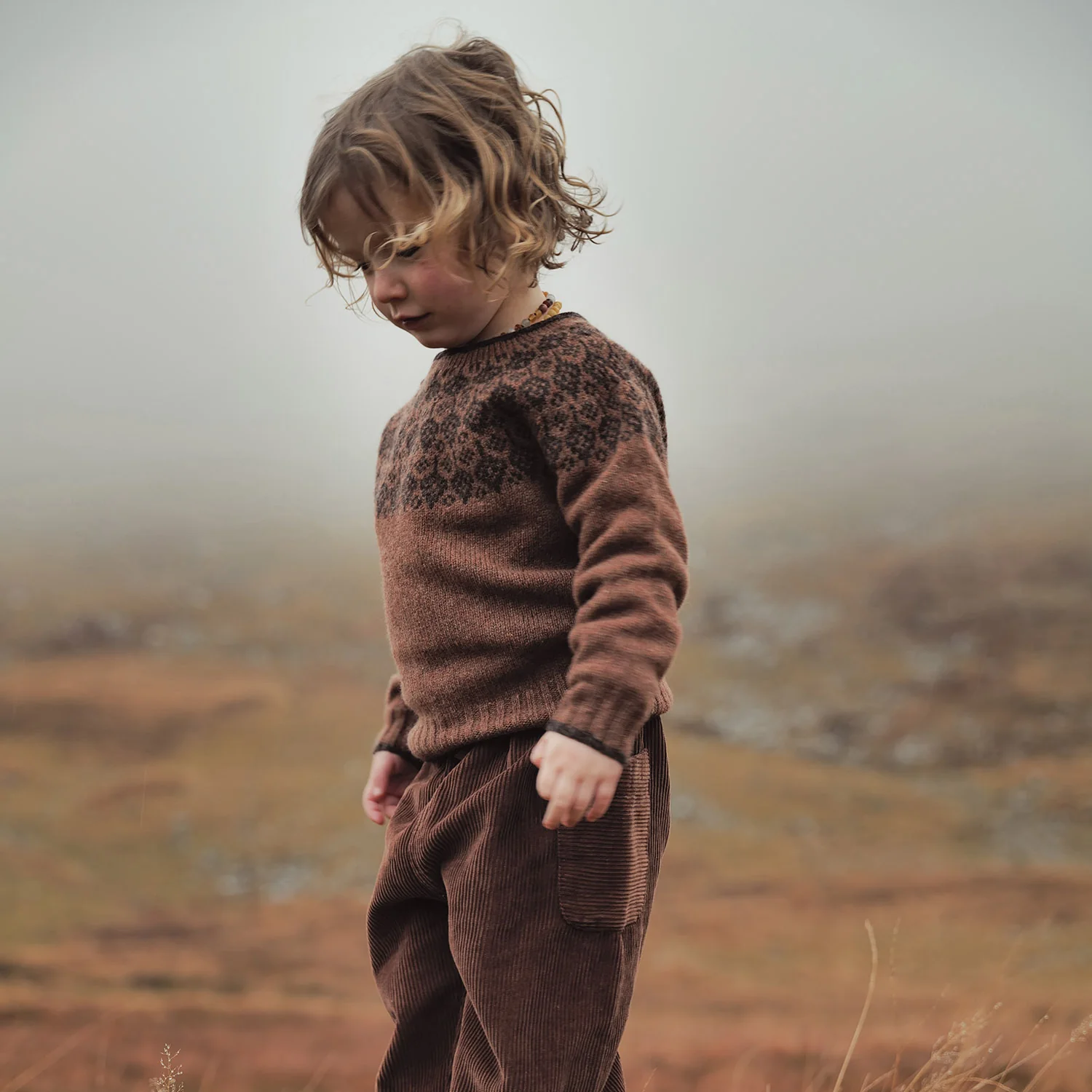 Autumn Baby & Kids Sweater - Superfine Lambswool - Hazelnut - Image 6