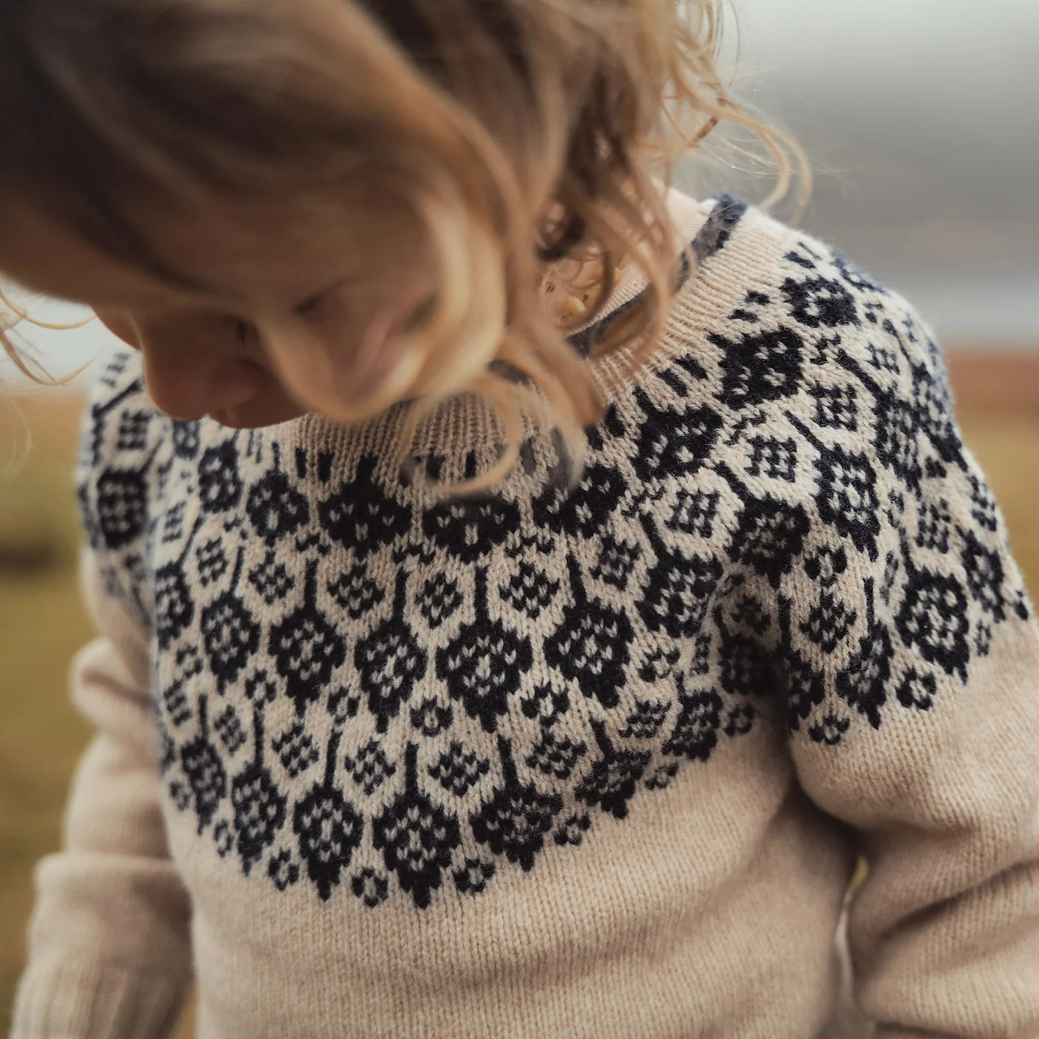 Autumn Baby & Kids Sweater - Superfine Lambswool - Oat - Image 3