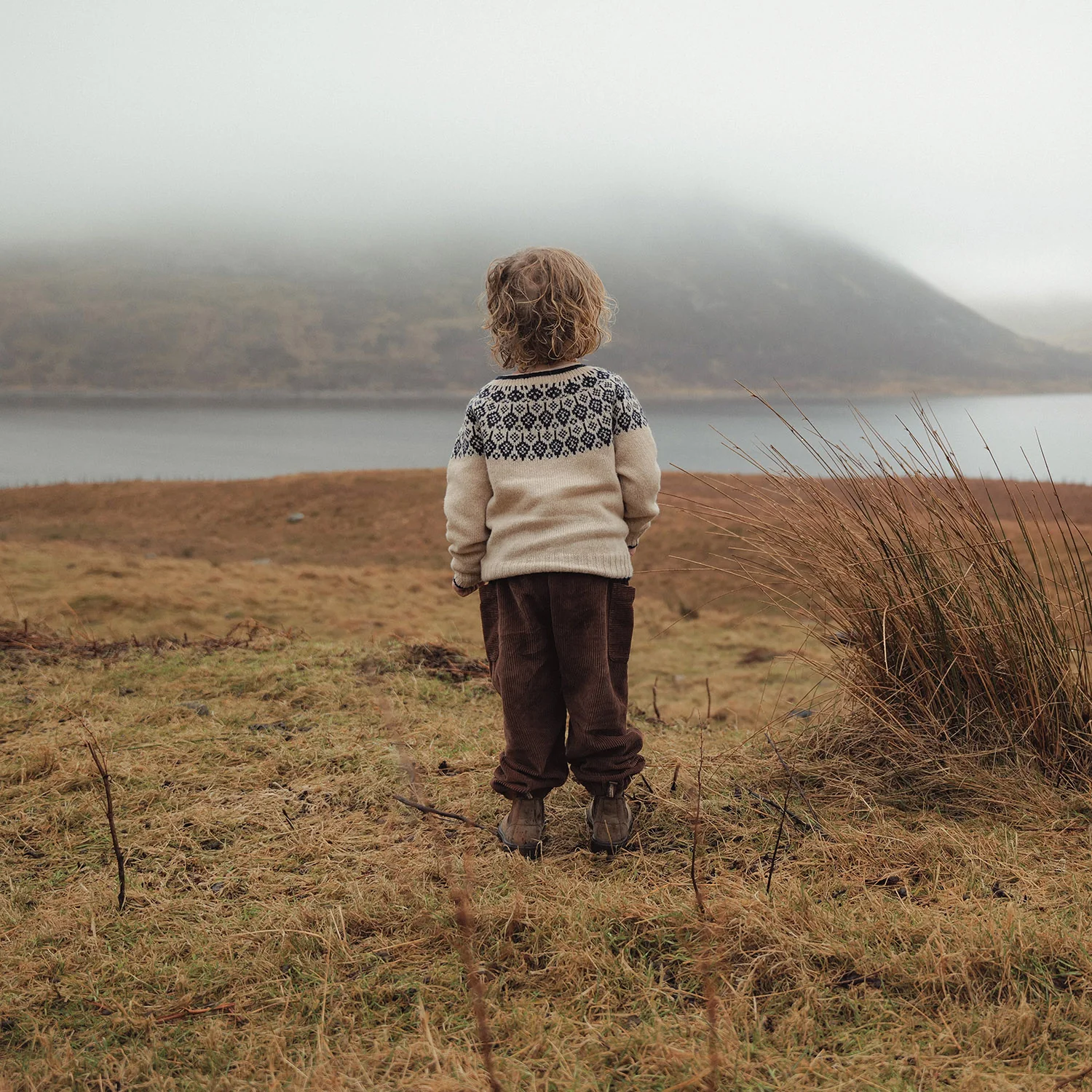 Autumn Baby & Kids Sweater - Superfine Lambswool - Oat - Image 4
