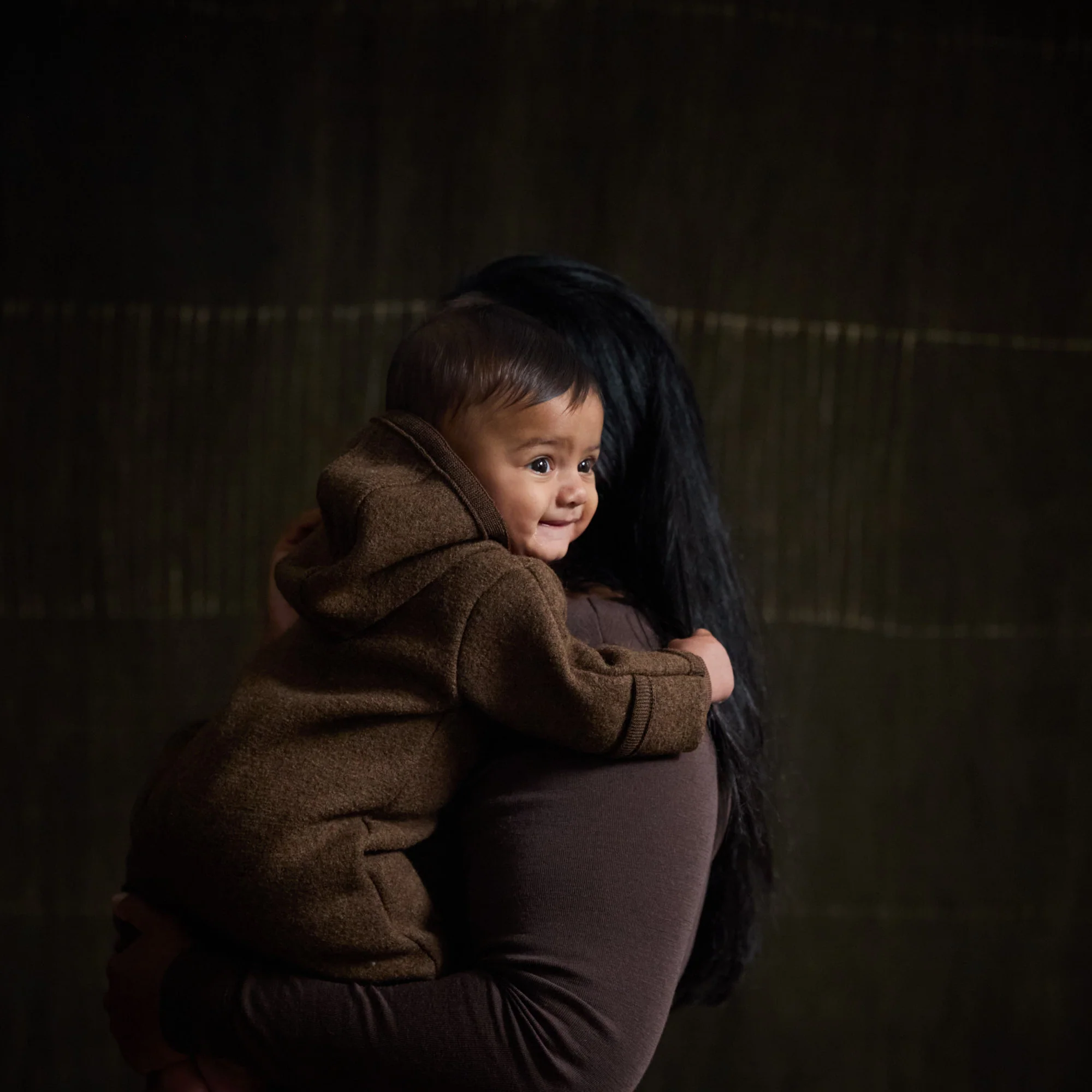 Harvest Baby & Kids Overall - Boiled Merino Wool - Hazelnut