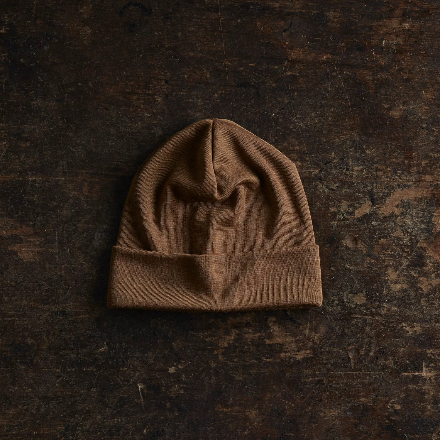 Rook Baby & Kids Beanie - Merino Wool & Silk - Almond - Image 2