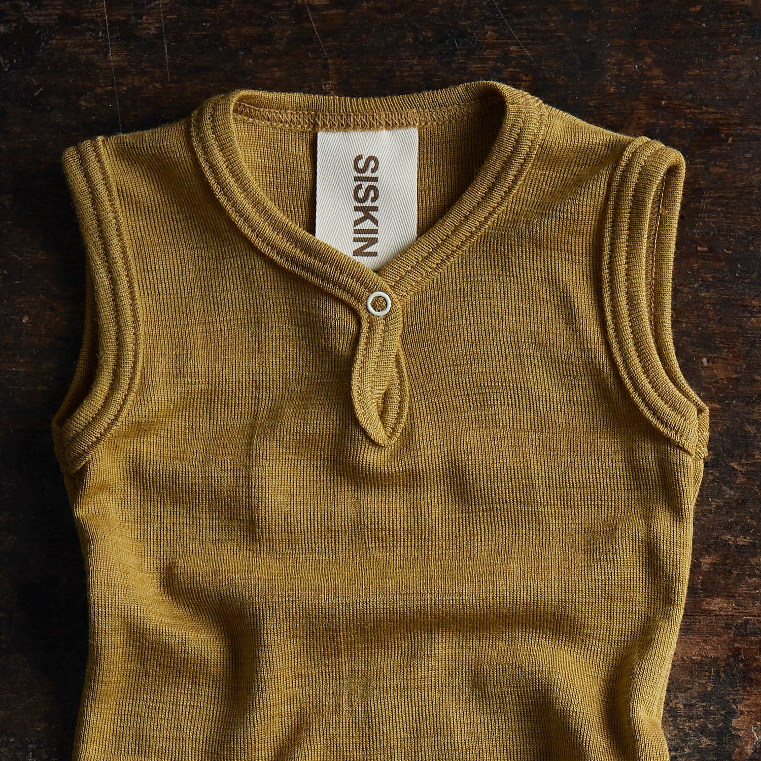 Tern Baby Body - Merino Wool & Silk - Pistachio - Image 2