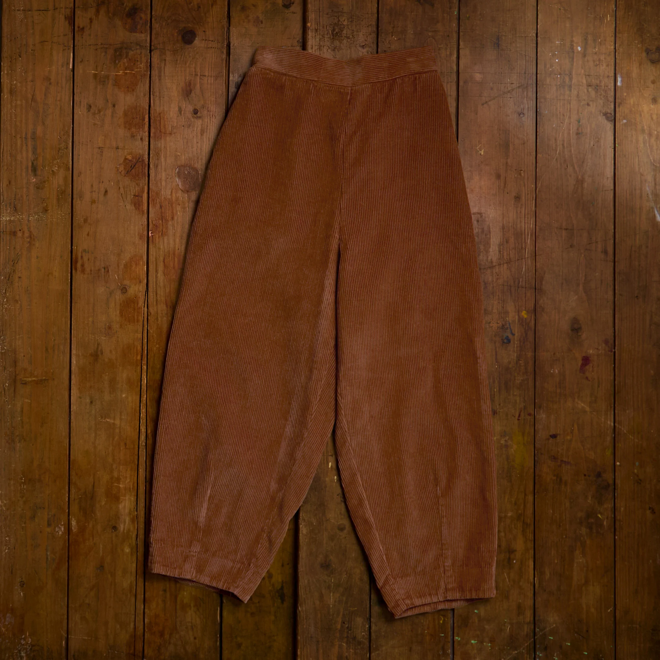 Blackthorn Women's Trousers - Cotton Corduroy - Auburn - Image 2