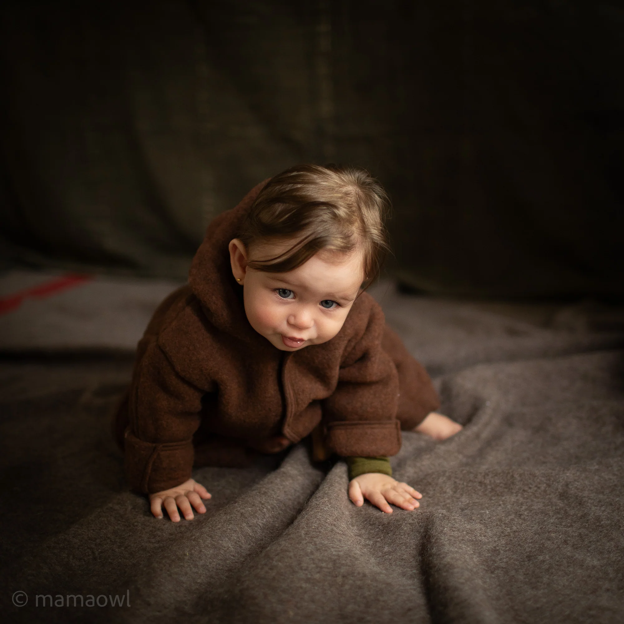 Pipit Baby & Kids Suit - Merino Wool Fleece - Squirrel - Image 3