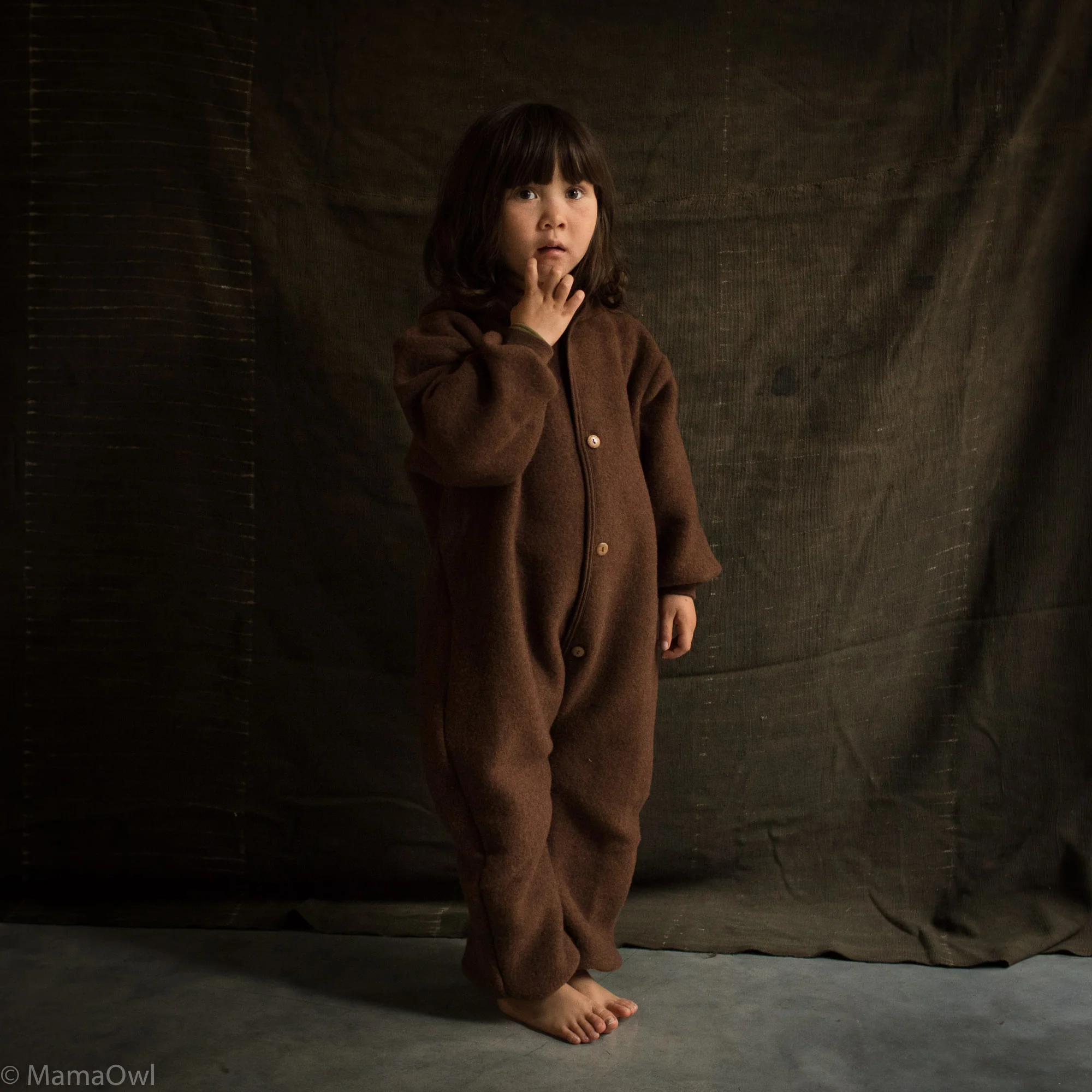 Pipit Baby & Kids Suit - Merino Wool Fleece - Squirrel - Image 6