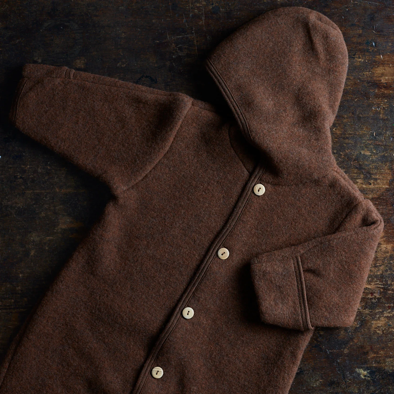 Pipit Baby & Kids Suit - Merino Wool Fleece - Squirrel - Image 7