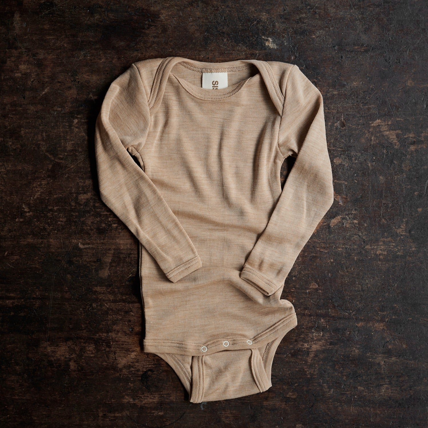 Robin Baby & Kids Body - Merino Wool & Silk - Sandstorm - Image 2