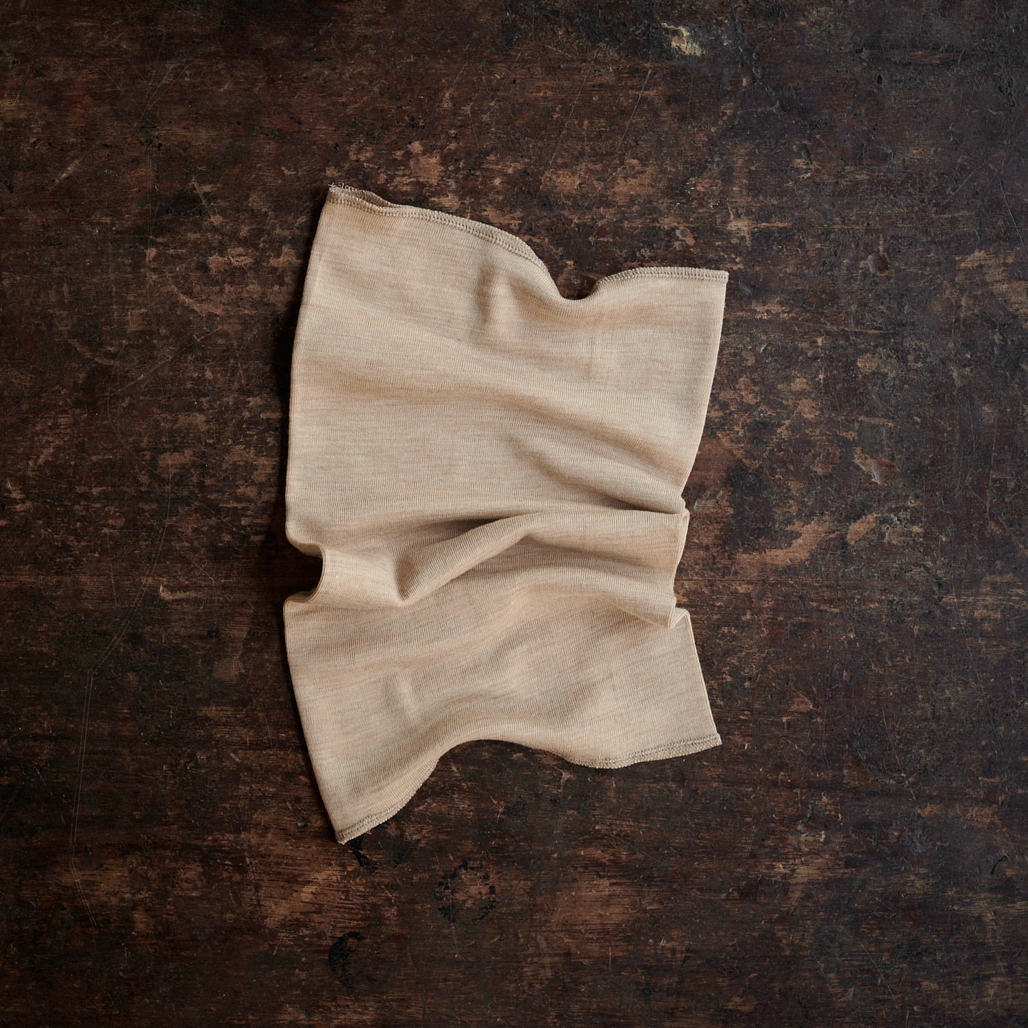 Coot Kids Snood - Merino Wool & Silk - Sandstorm - Image 2