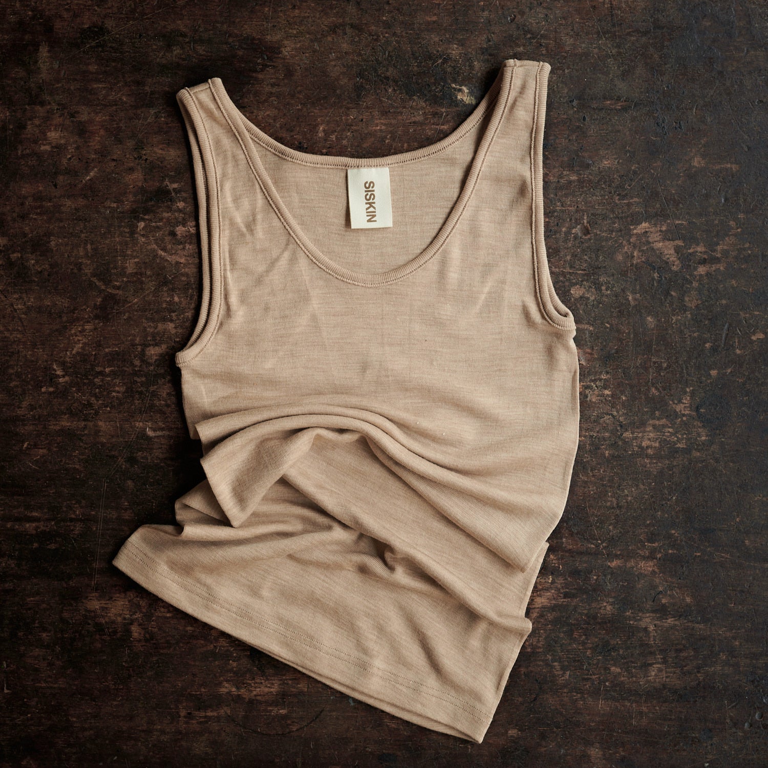 Swift Women's Top - Merino Wool & Silk - Sandstorm