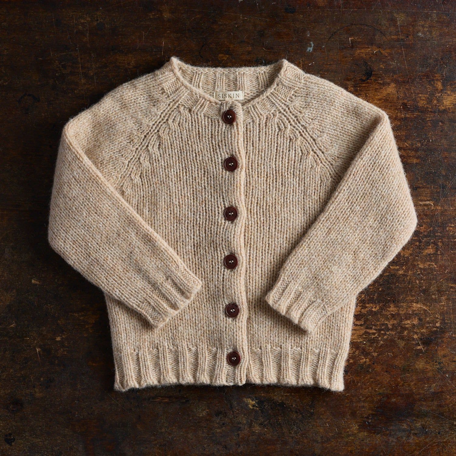 Coast Kids Cardigan - Lambswool - Mallow - Image 2