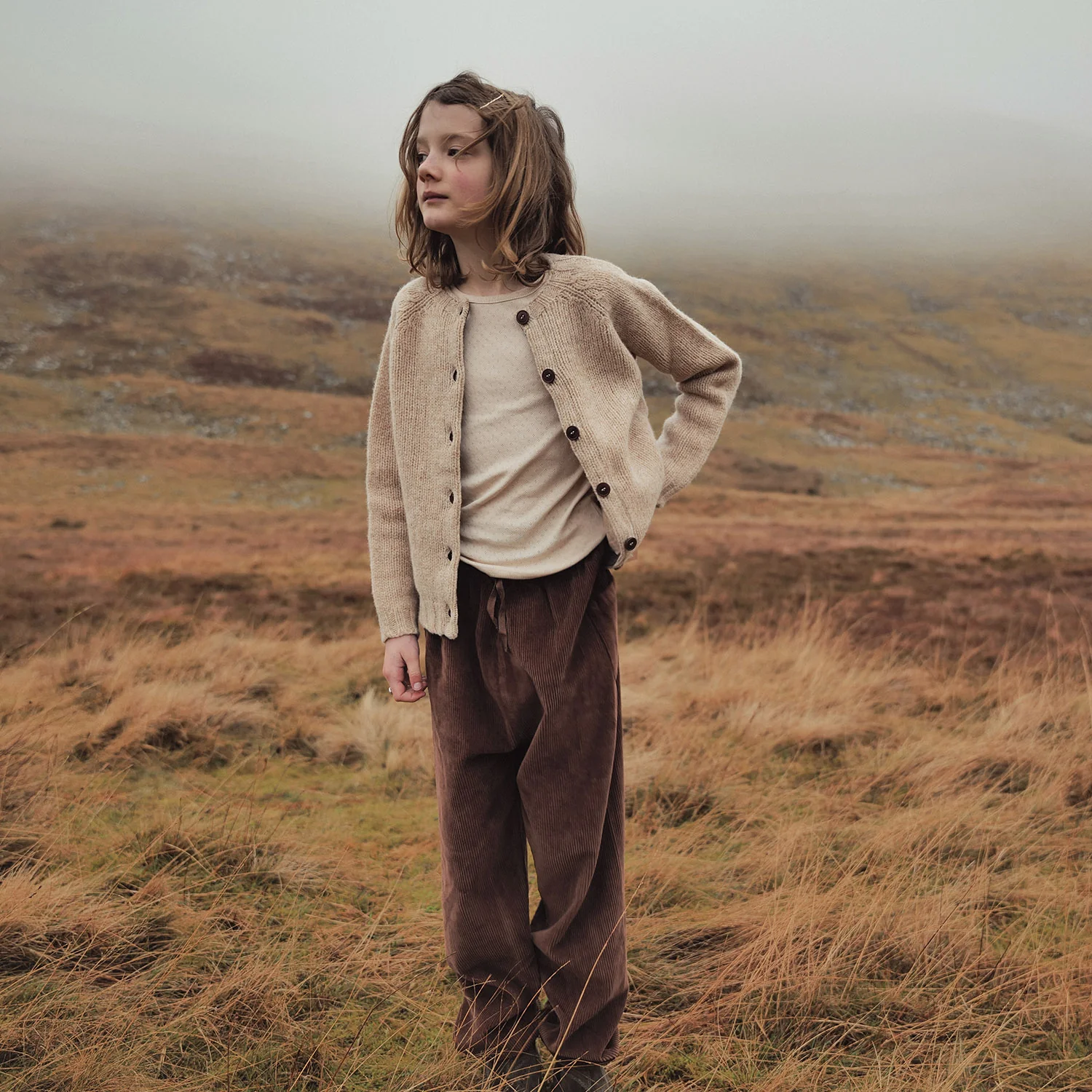 Coast Kids Cardigan - Lambswool - Mallow - Image 4