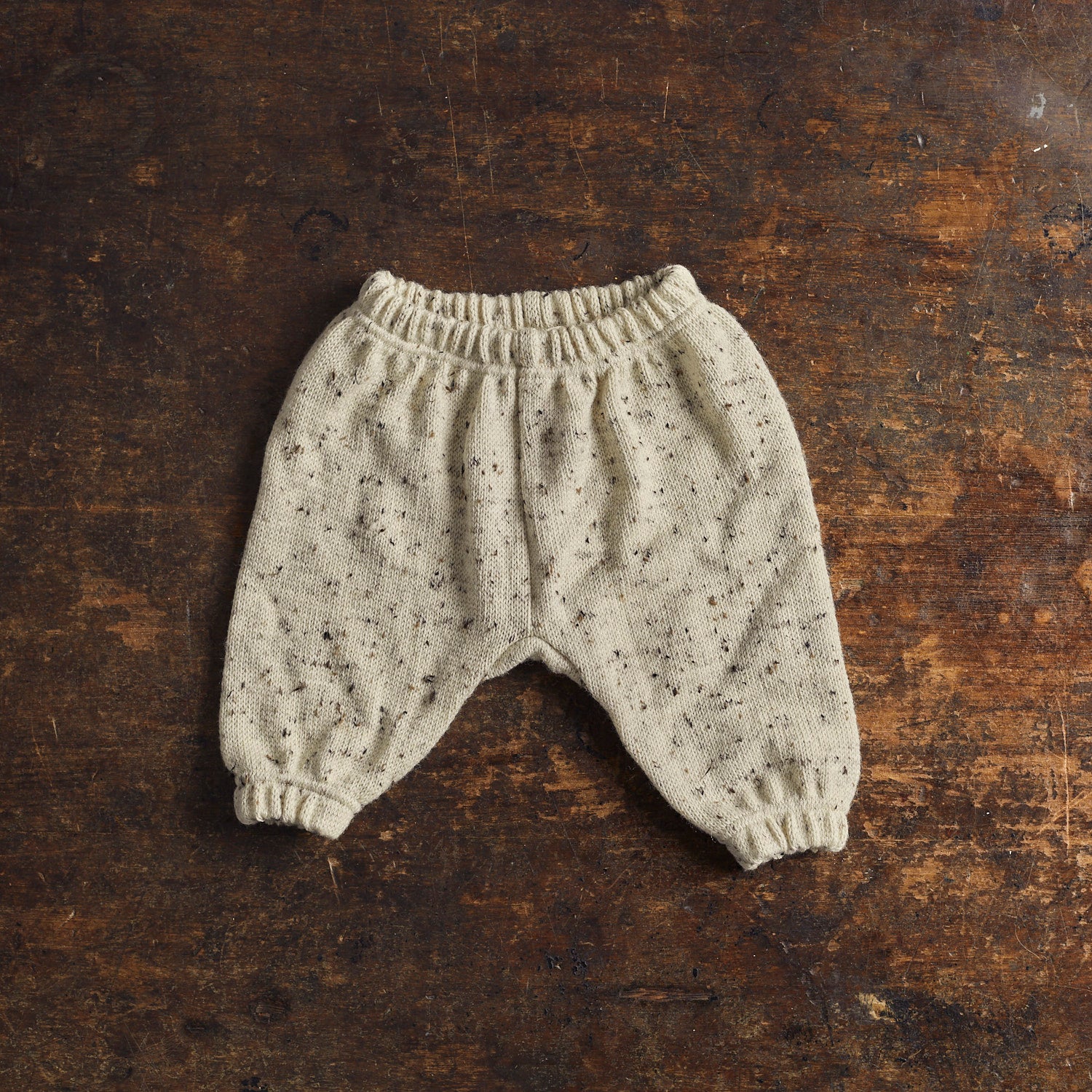 Emu Baby Trousers - Merino Wool Speckle - Quail - Image 3