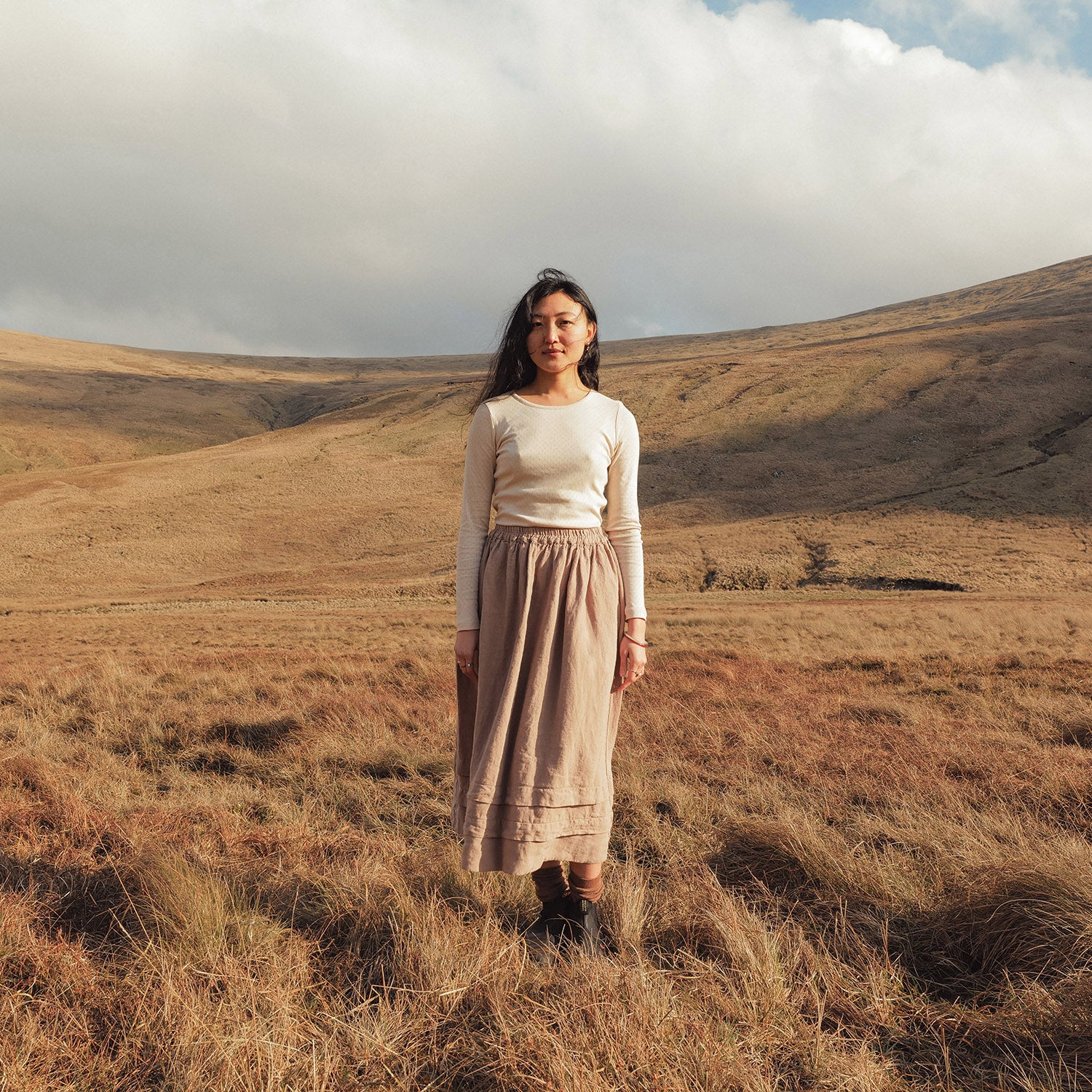 Elm II Women's Skirt - Linen - Sand - Image 4