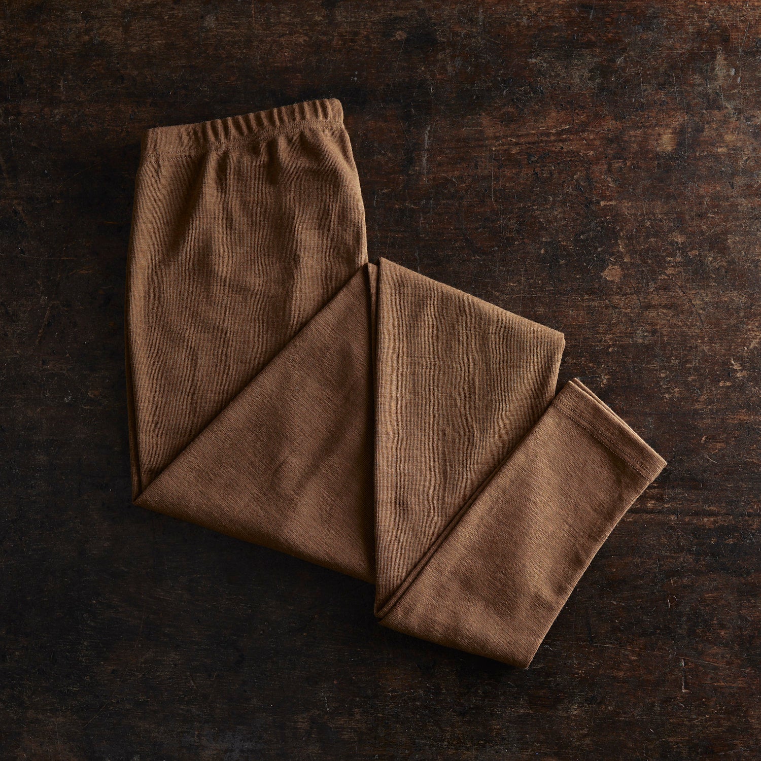 Finch Men's Long Johns - Merino Wool & Silk - Almond - Image 2