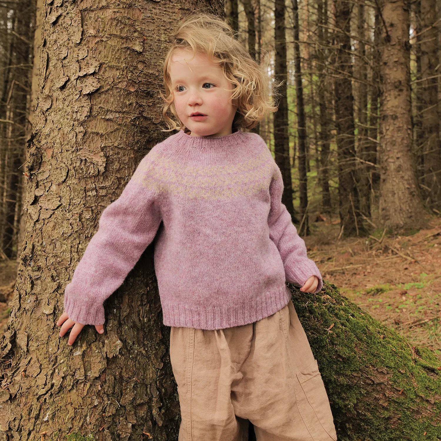Garden Baby & Kids Sweater - Lambswool - Clematis