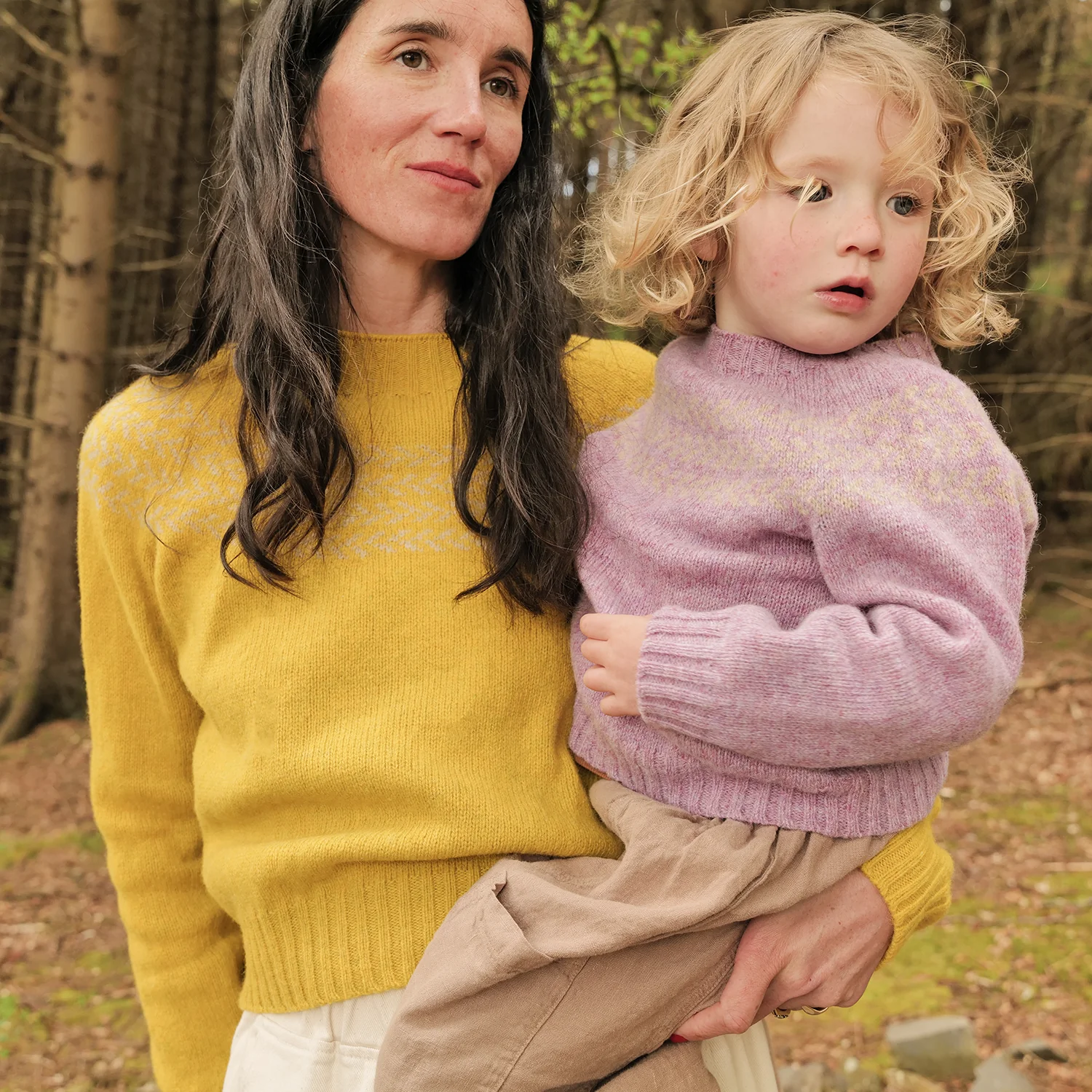 Garden Baby & Kids Sweater - Lambswool - Clematis - Image 5