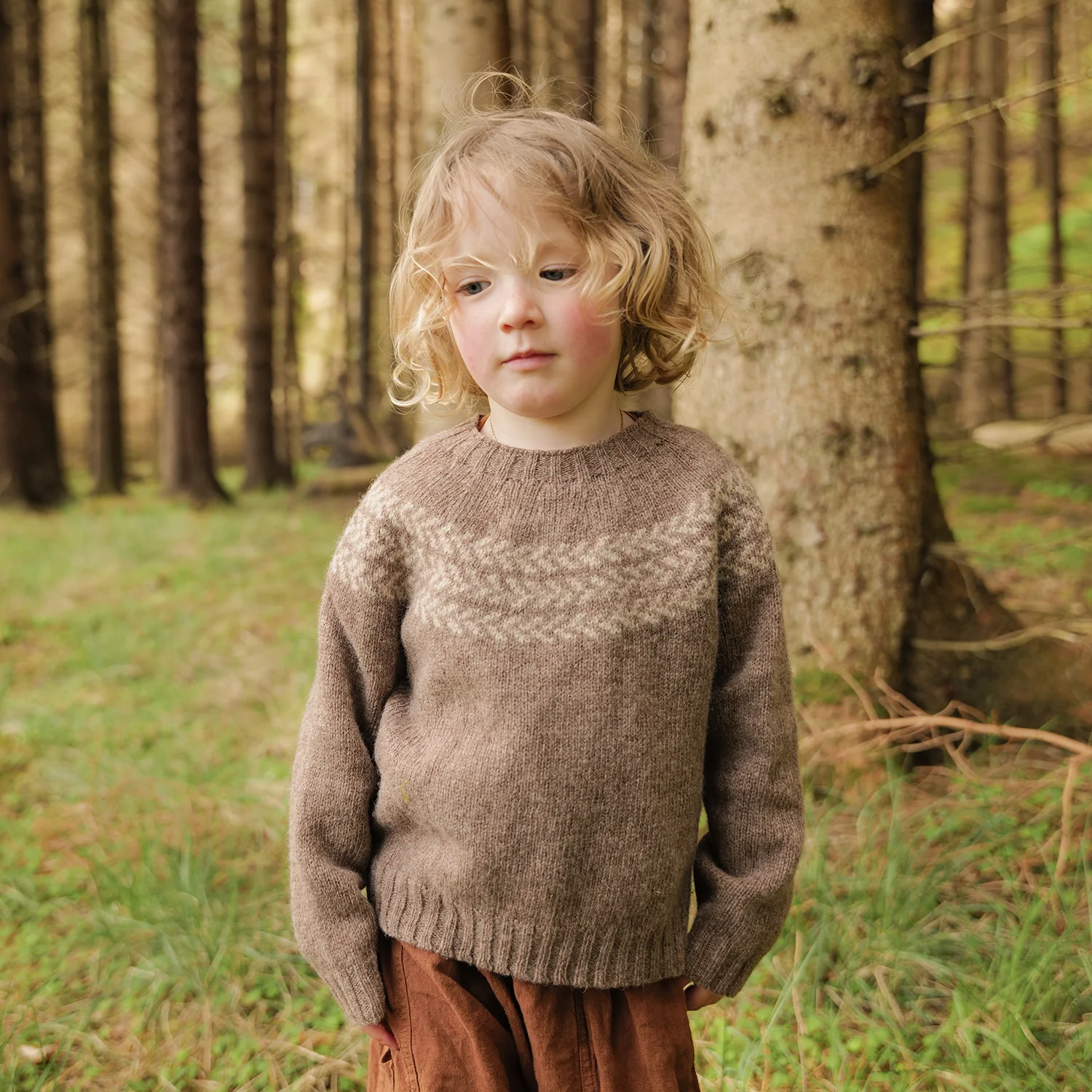 Garden Baby & Kids Sweater - Lambswool - Mouse - Image 5