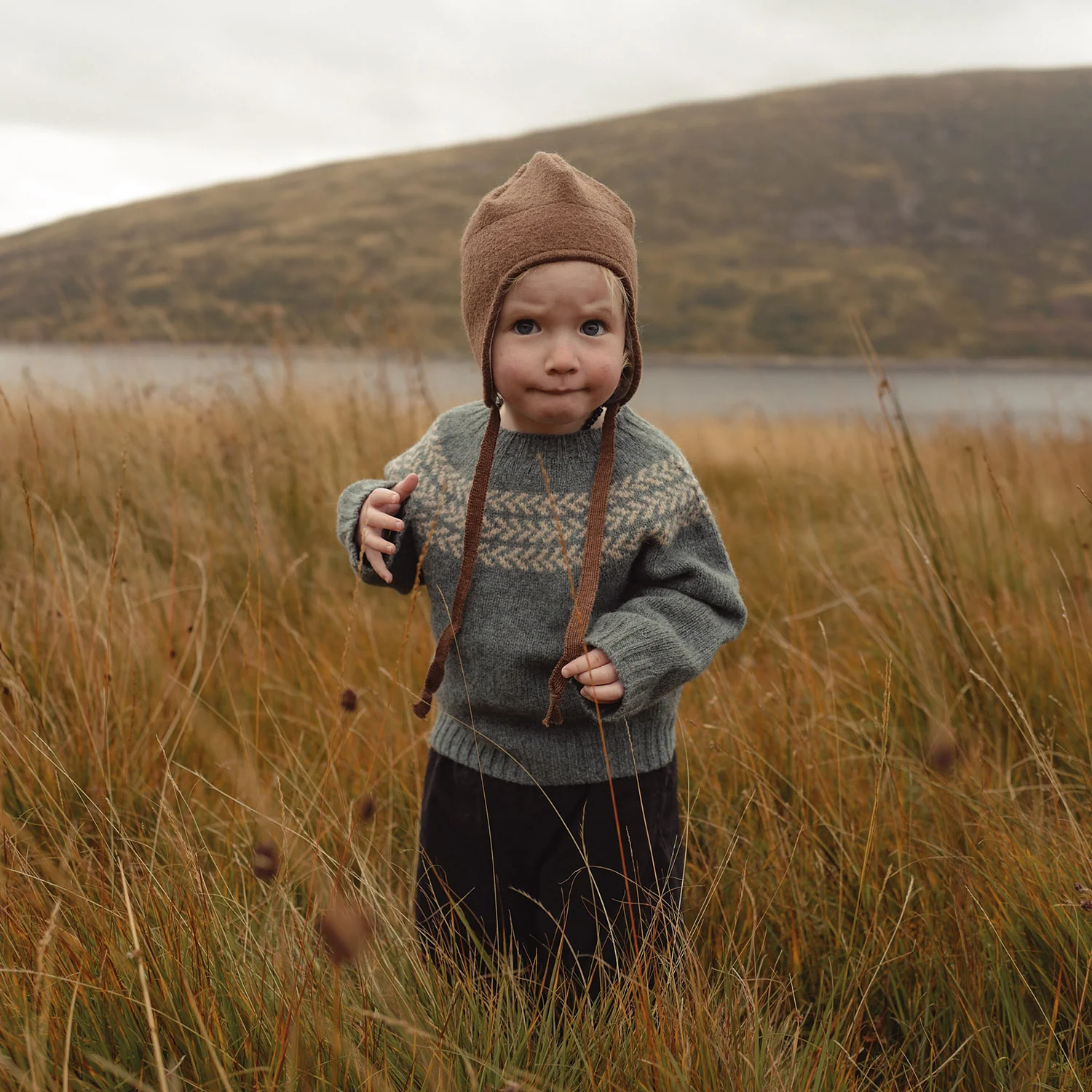 Garden Baby & Kids Sweater - Lambswool - Dusk - Image 4