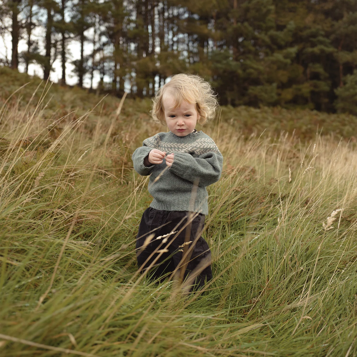 Garden Baby & Kids Sweater - Lambswool - Dusk - Image 5